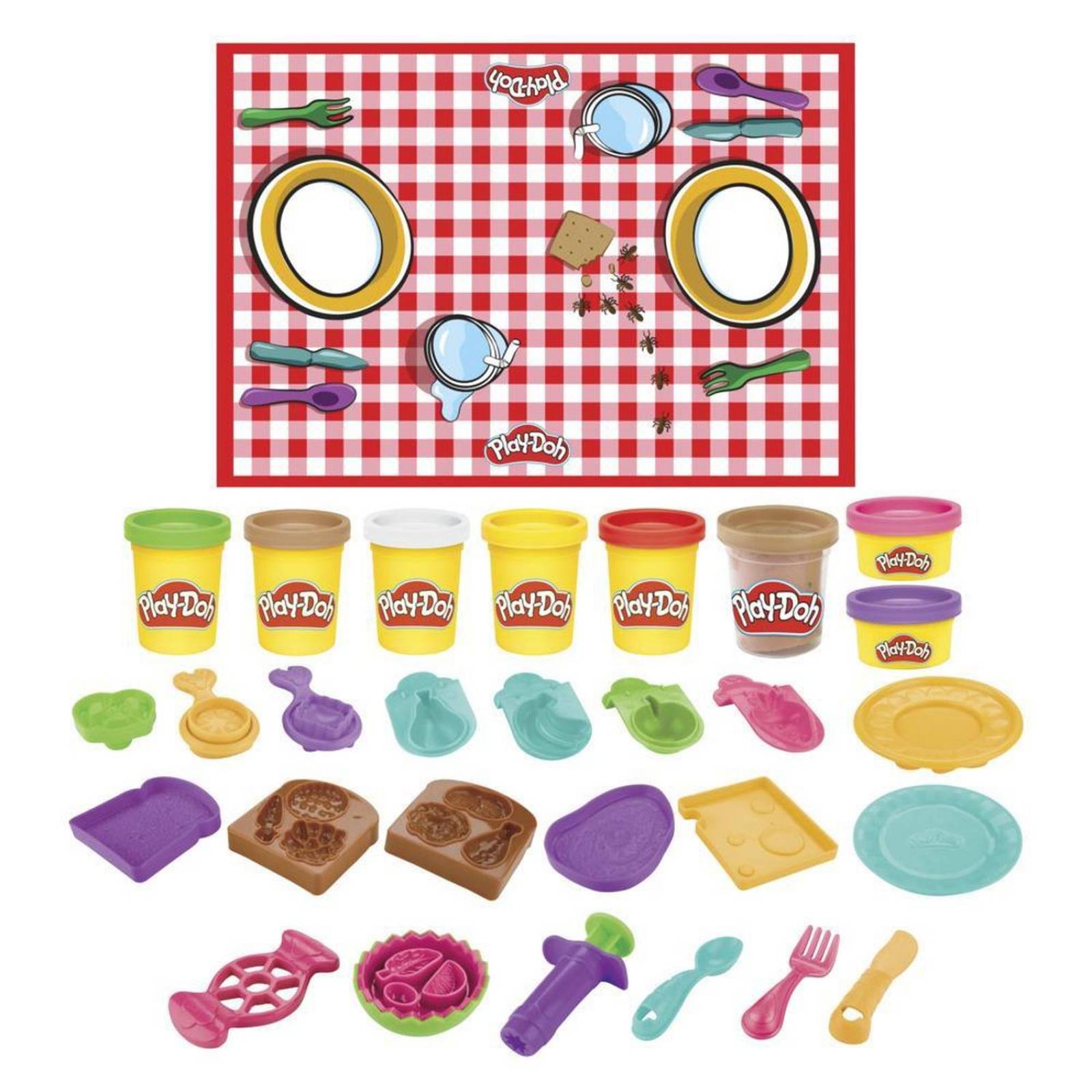 Play Doh Kitchen Creations: Delicioso Desayuno Y Dulce Pasteles Set Sorpresa 