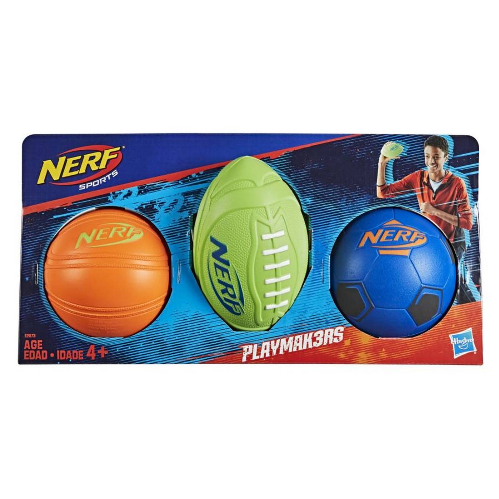 Nerf Sports: Playmak 3 Balones 
