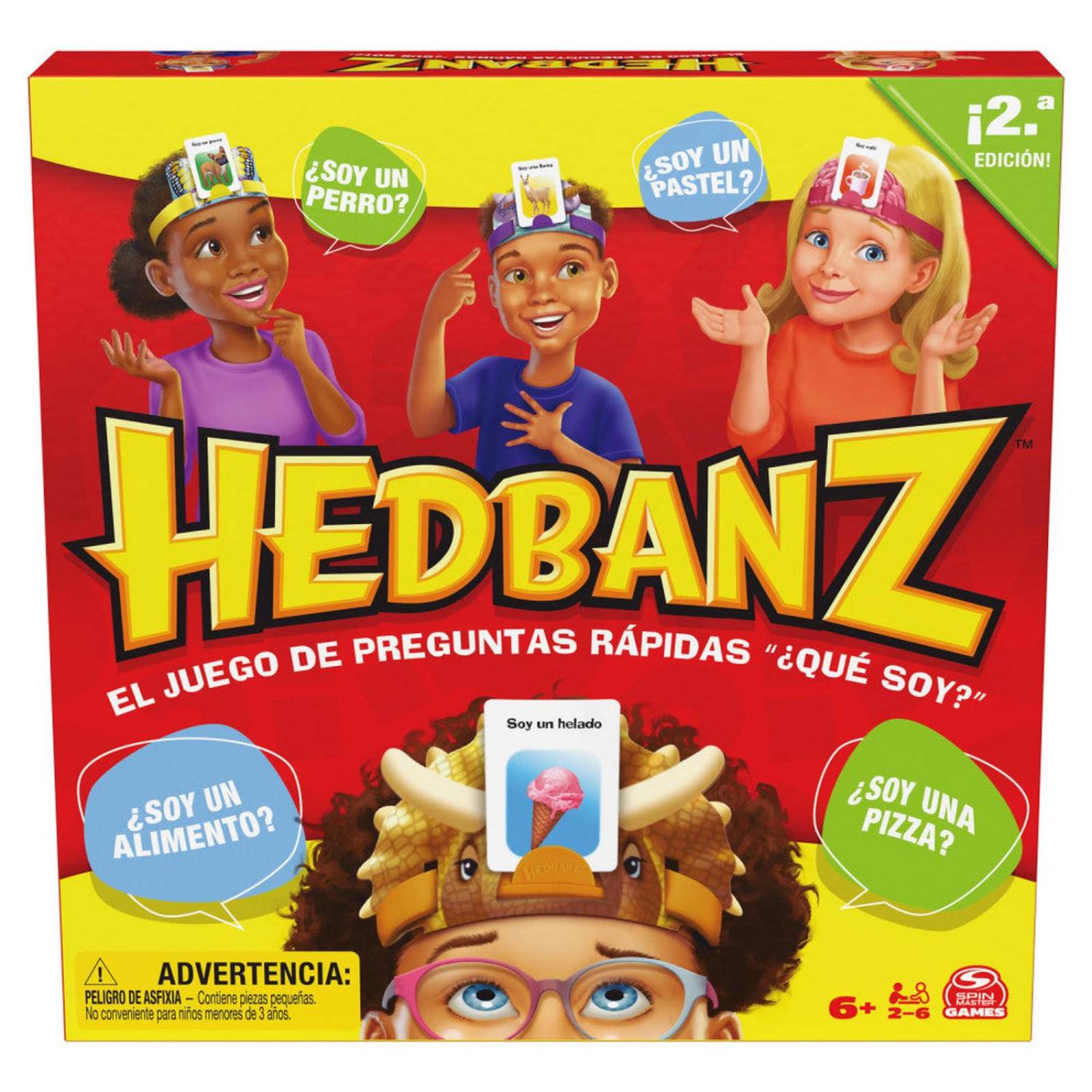 Games: Hedbanz Familiar Refresh 2023 Juego Mesa 