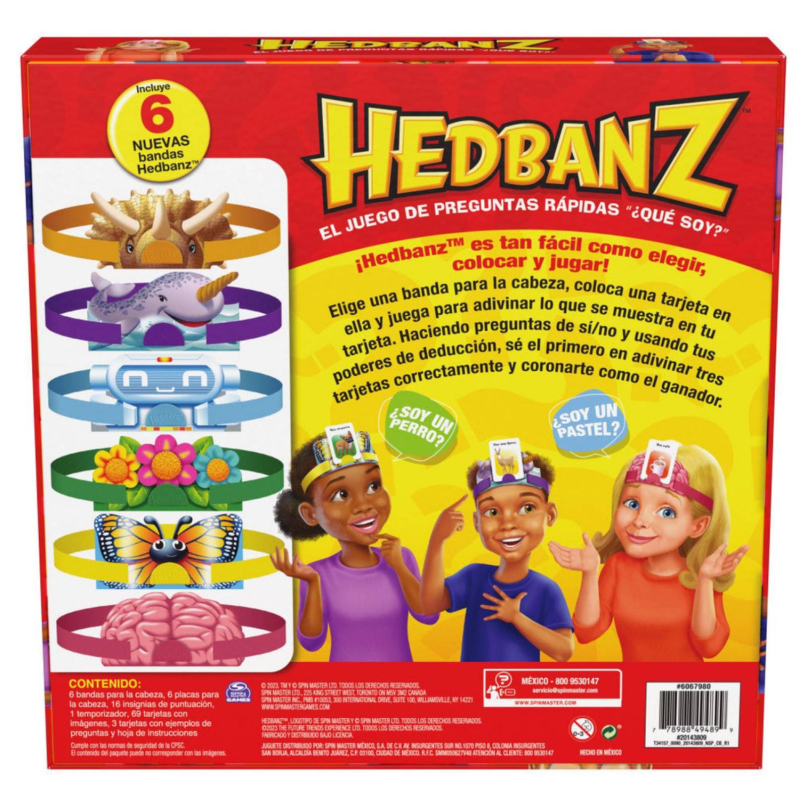 Games: Hedbanz Familiar Refresh 2023 Juego Mesa 