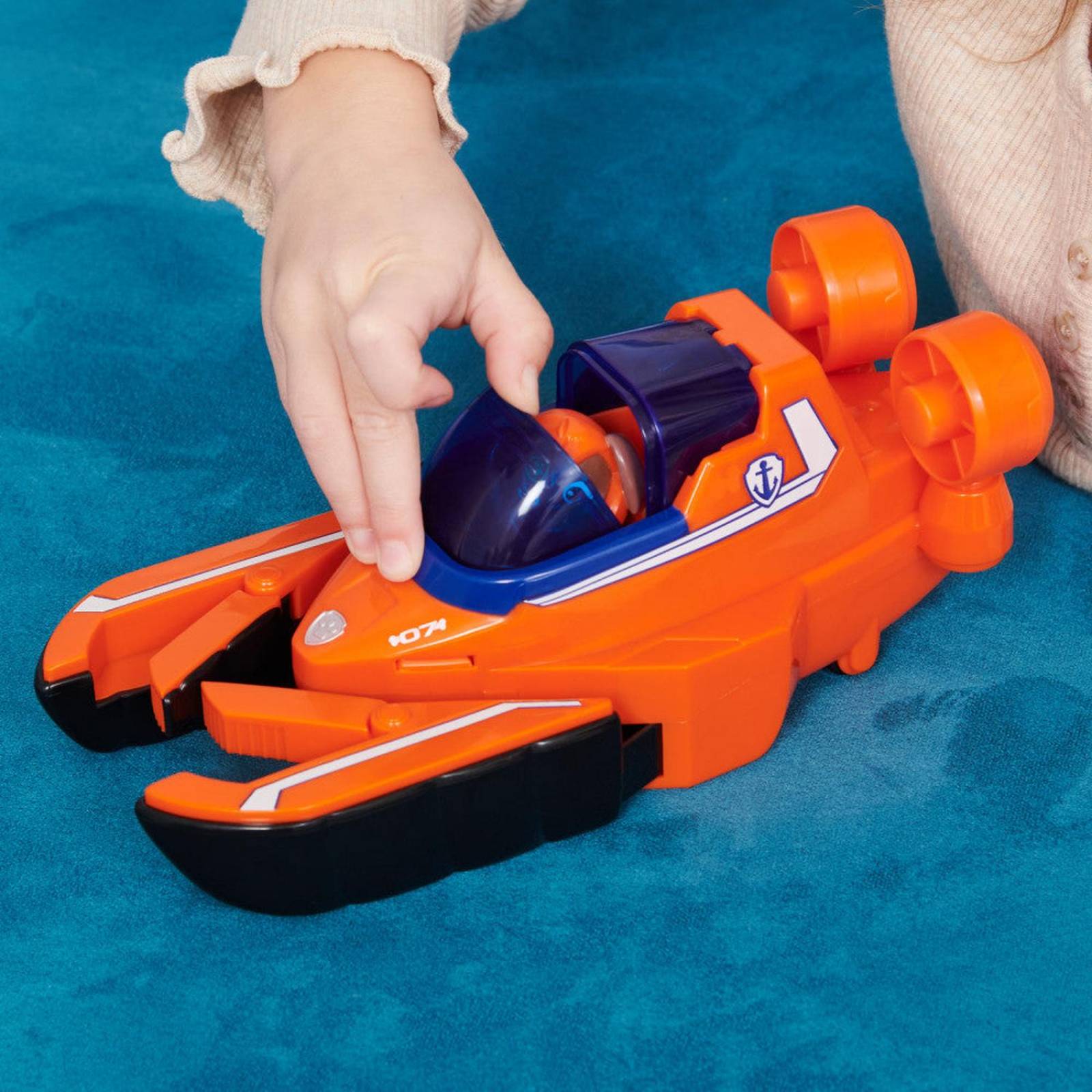 Paw Patrol: Aqua Pups - Zuma Con Vehiculo Acuatico