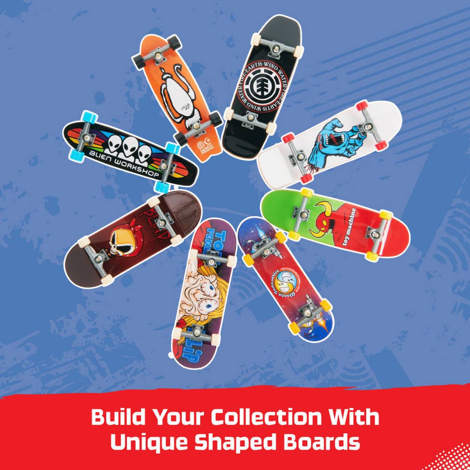 Tech Deck: Set De 8 Patinetas 25 Aniversario 
