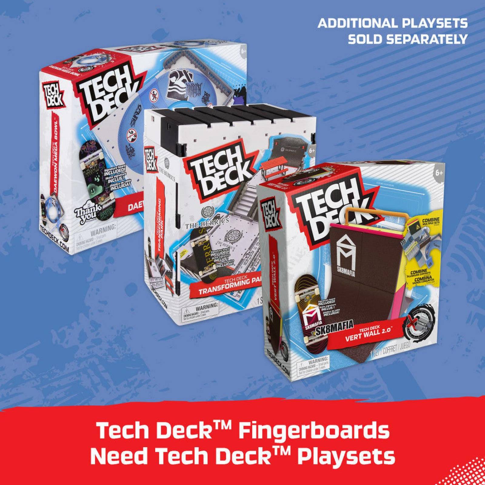 Tech Deck: Set De 8 Patinetas 25 Aniversario 