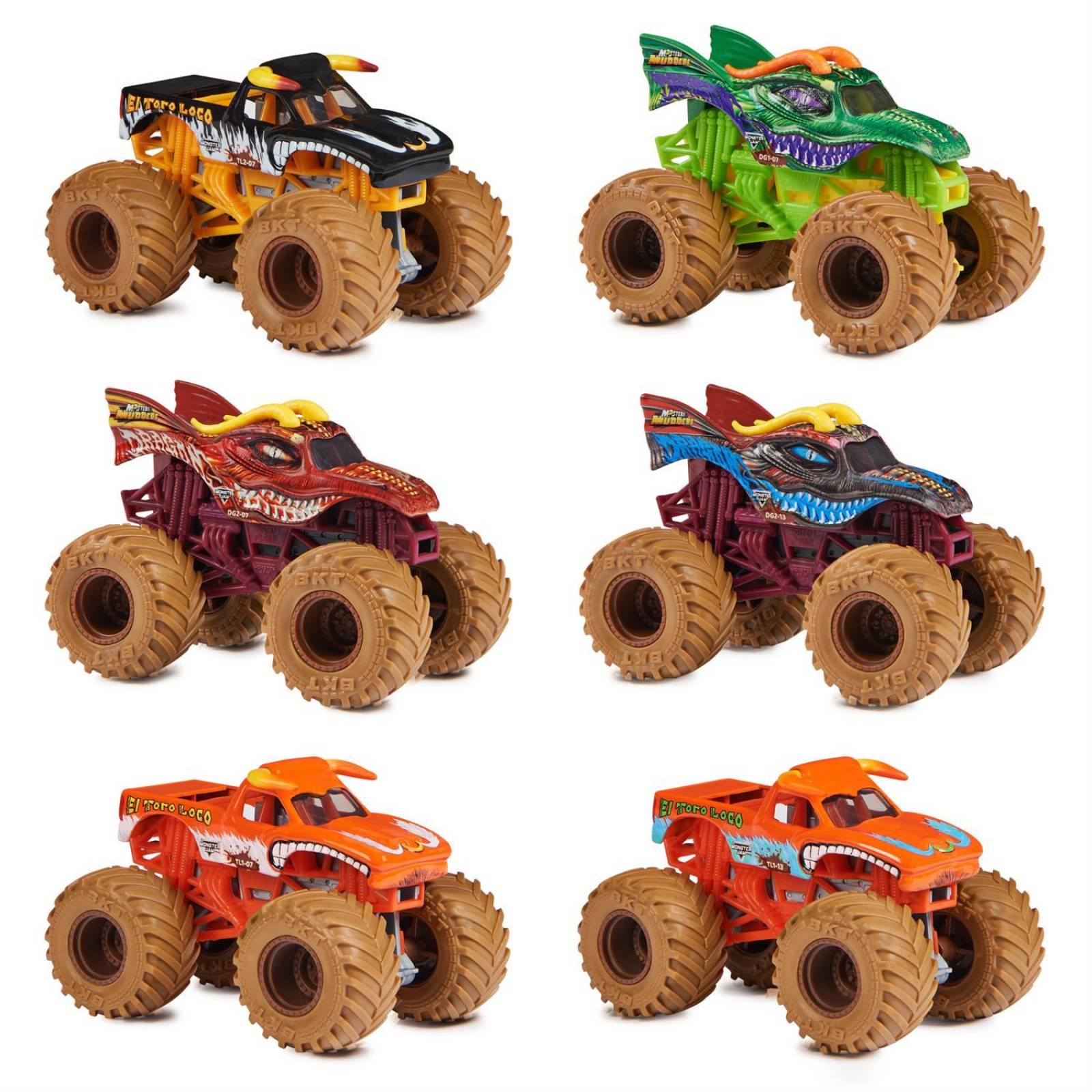 Monster Jam: Mystery Mudders - Mj 1/64 Sorpresa 