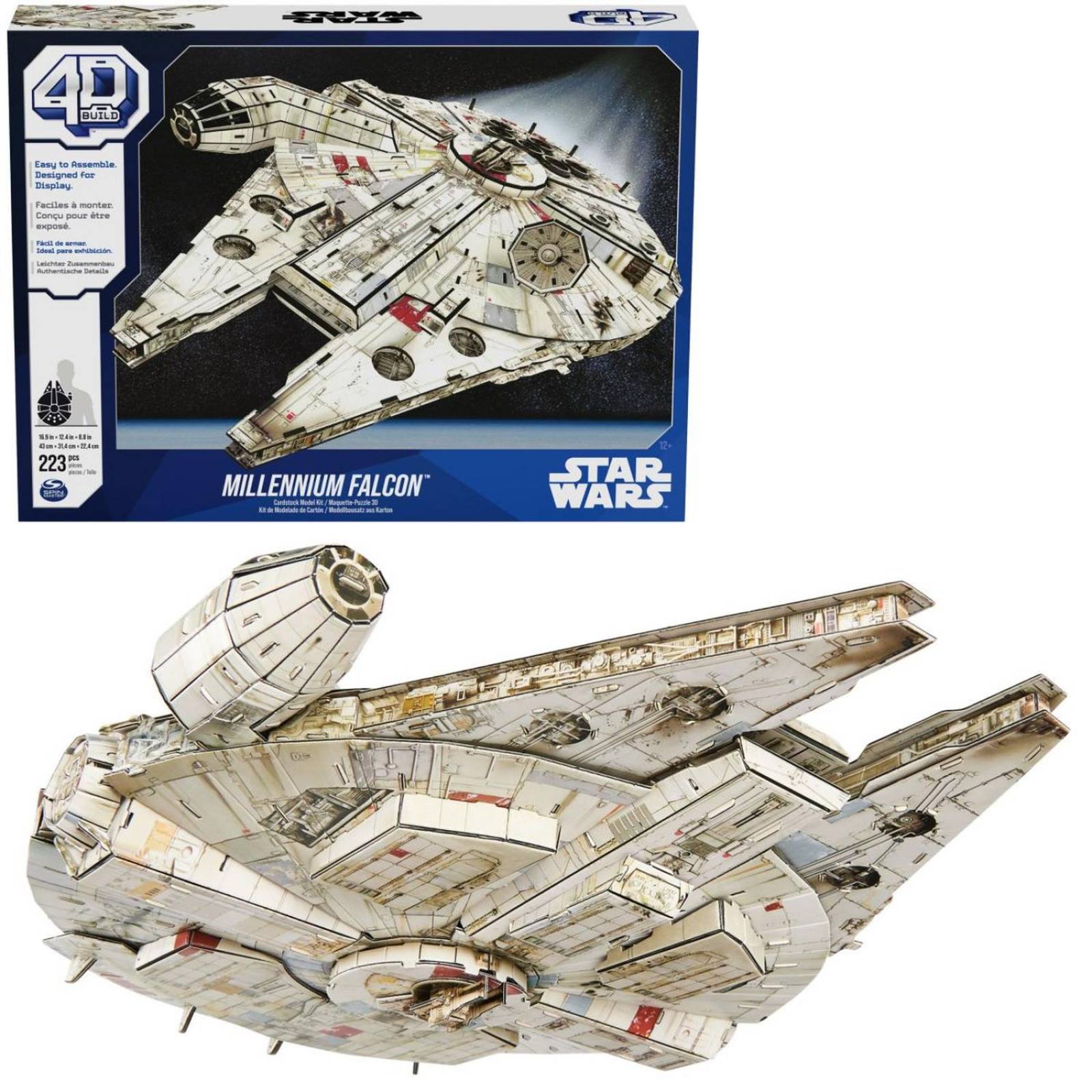 4D Puzzles: Star Wars - Halcon Milenario Rompecabezas 4D 