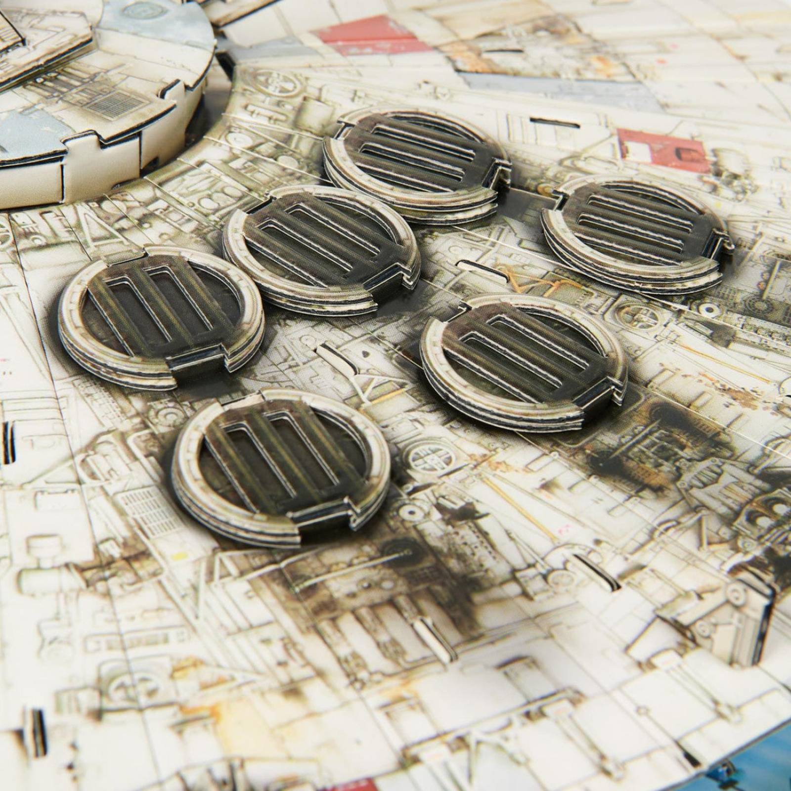 4D Puzzles: Star Wars - Halcon Milenario Rompecabezas 4D 