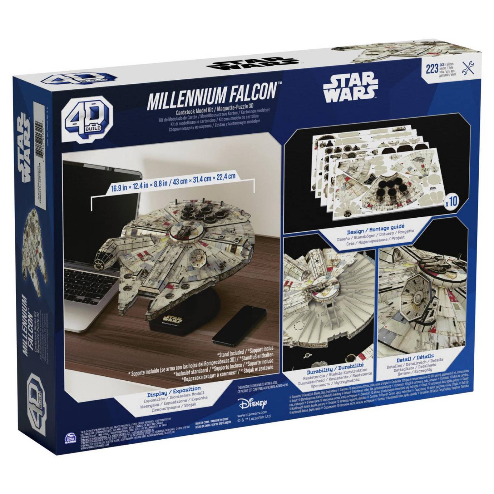 4D Puzzles: Star Wars - Halcon Milenario Rompecabezas 4D 