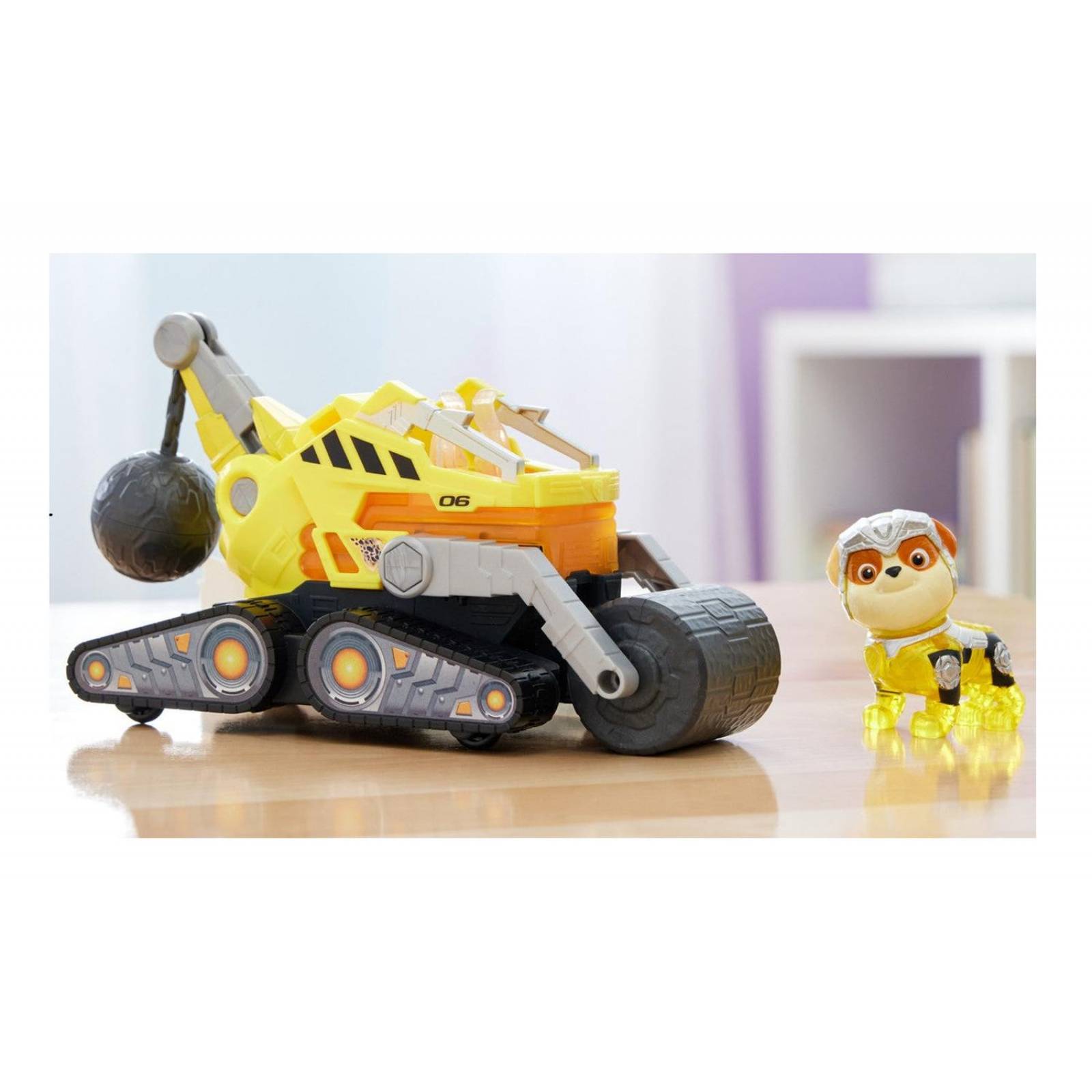 Paw Patrol: The Mighty Movie - Rubble Vehiculo Tematico 
