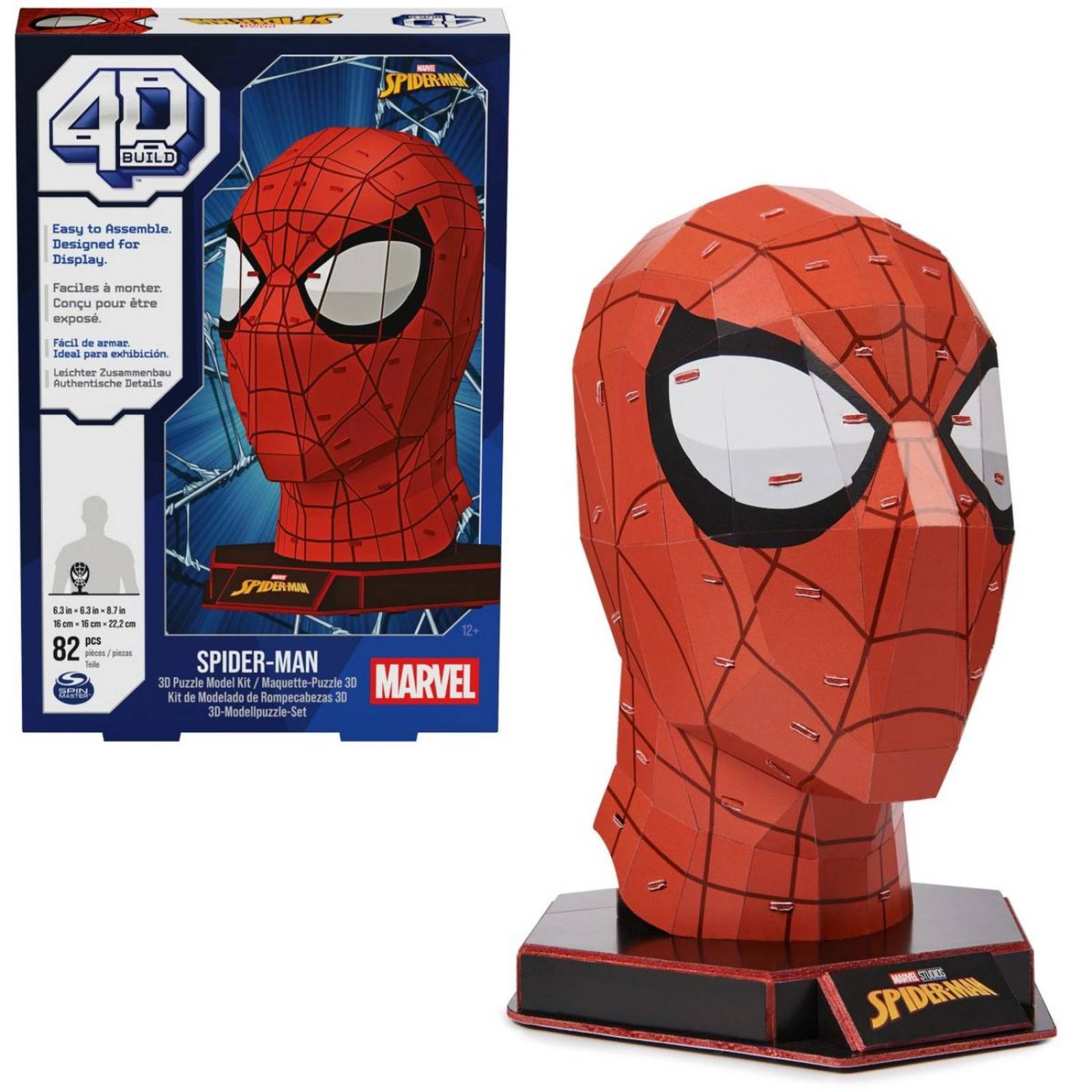 4D Puzzles: Marvel - Casco Spiderman Rompecabezas 4D 