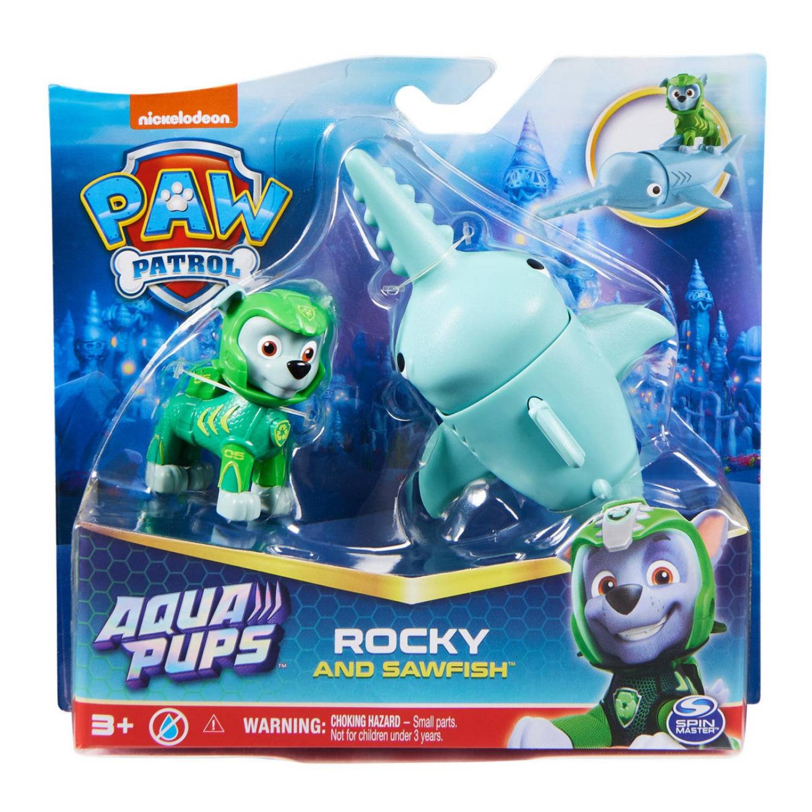 Paw Patrol: Cachorros Heroes Acuaticos - Rocky 