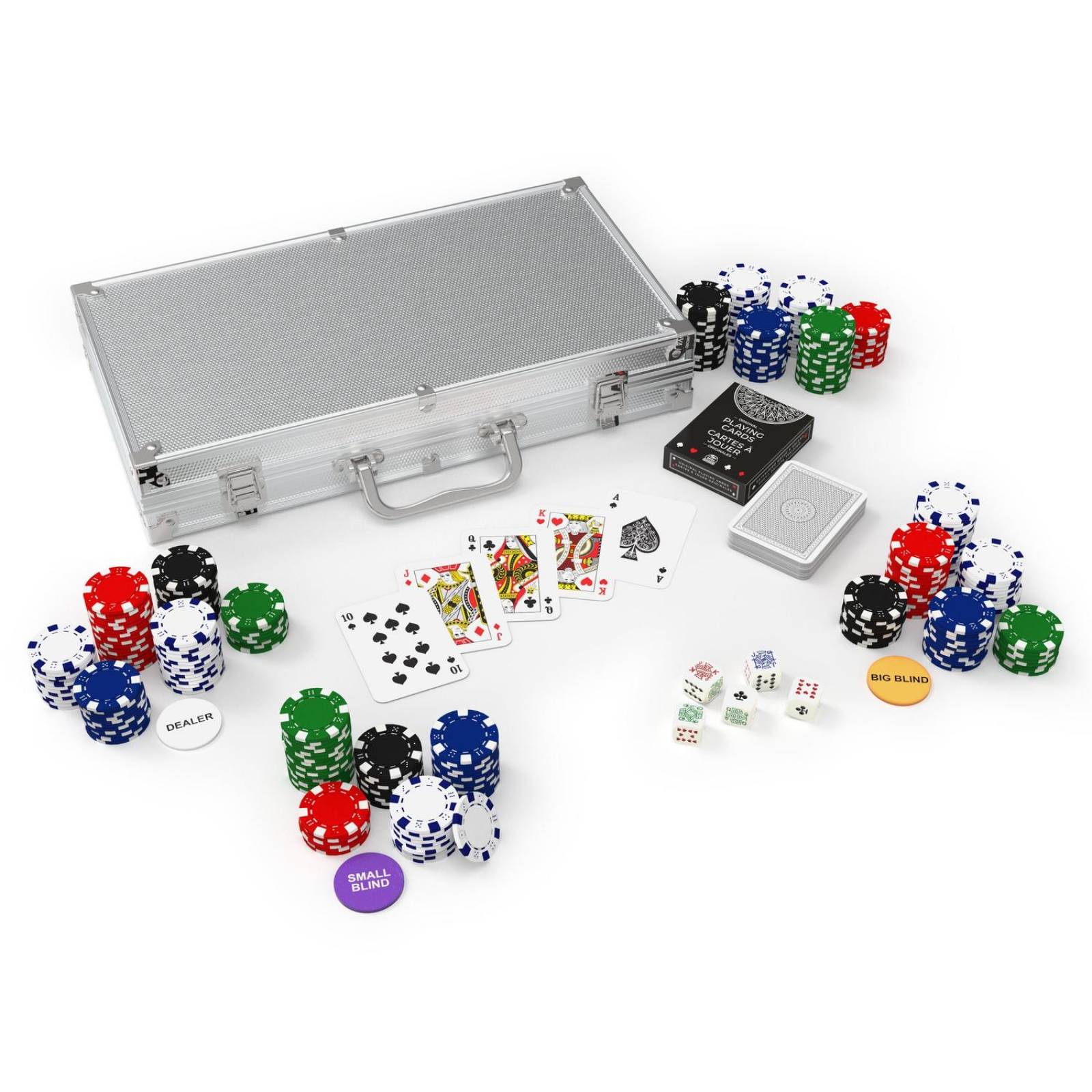 Cardinal Classics: Set De Poker Con 300 Fichas Deluxe 