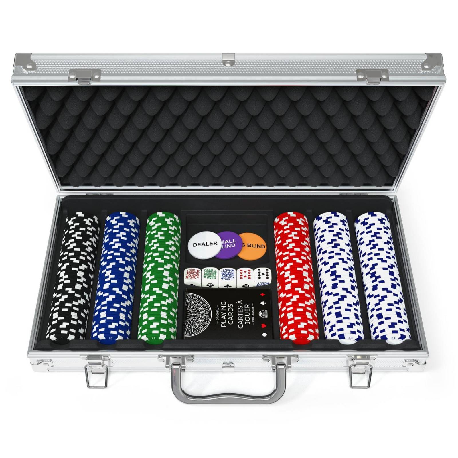 Cardinal Classics: Set De Poker Con 300 Fichas Deluxe 