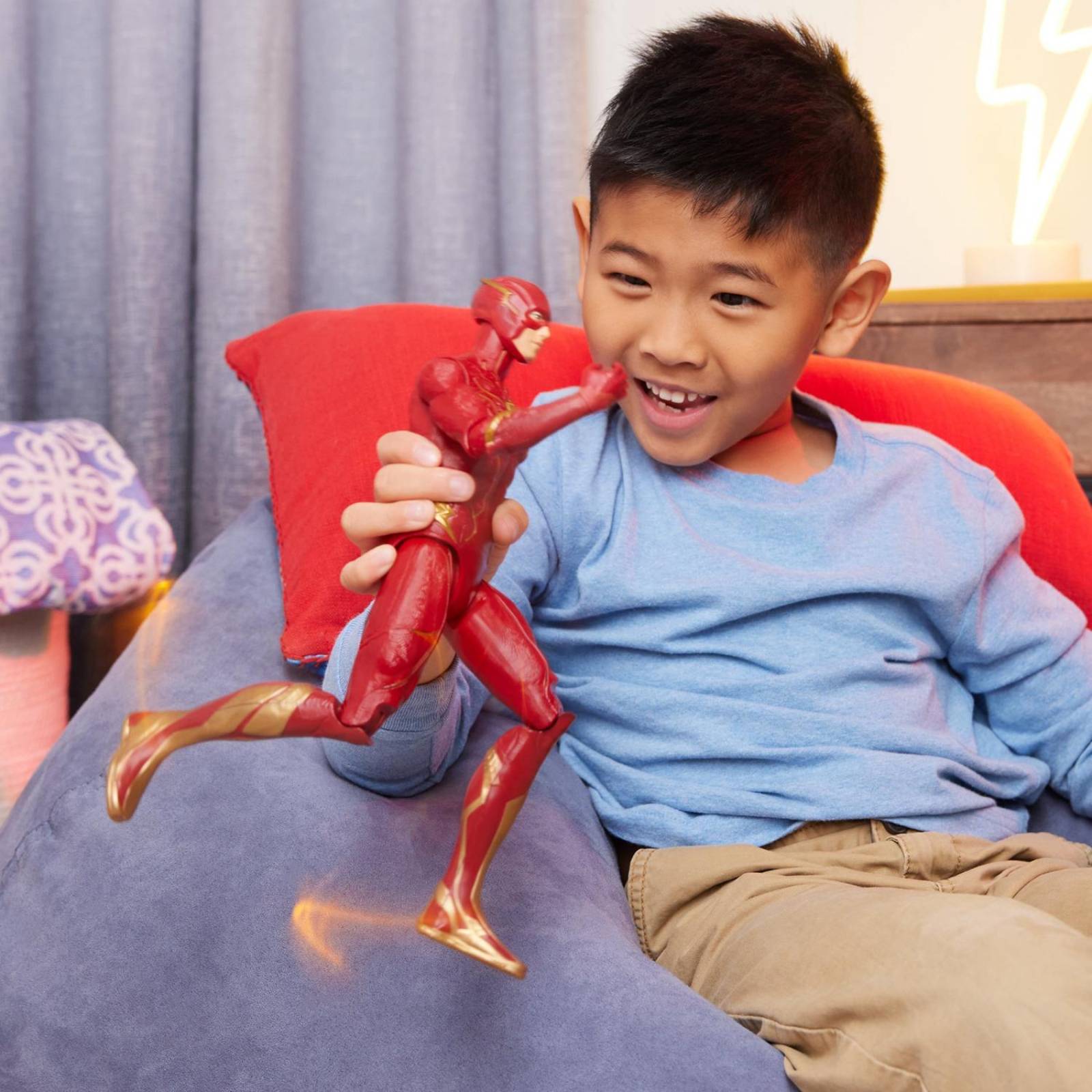 Flash The Movie: Flash Deluxe Luz Y Sonido Figura 12 Pulgadas 