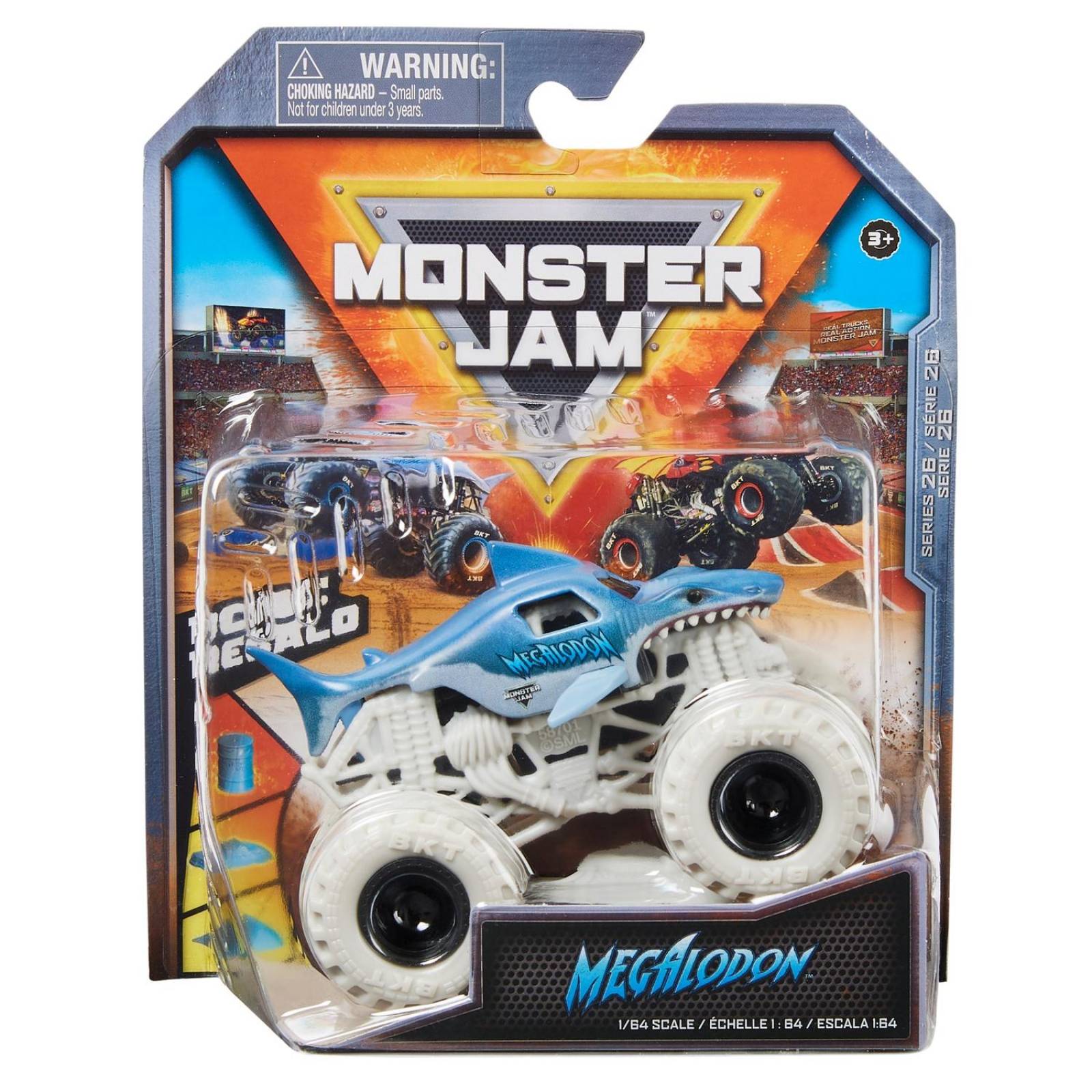 Monster Jam: Megalodon Escala 1/64