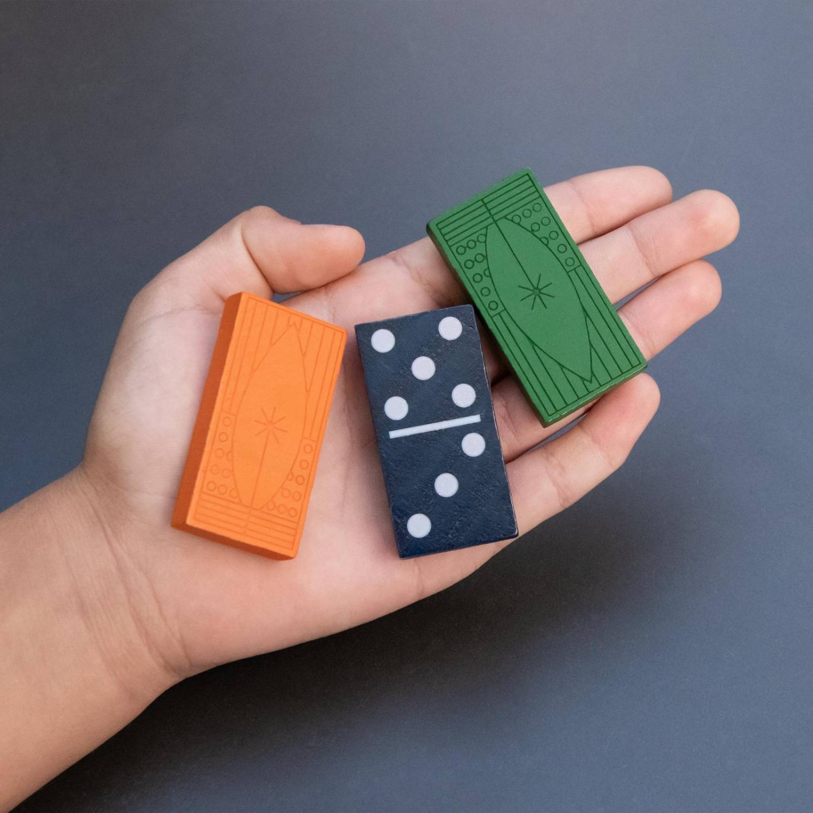 Cardinal: Domino Mindful Doble 6 De Bambu 