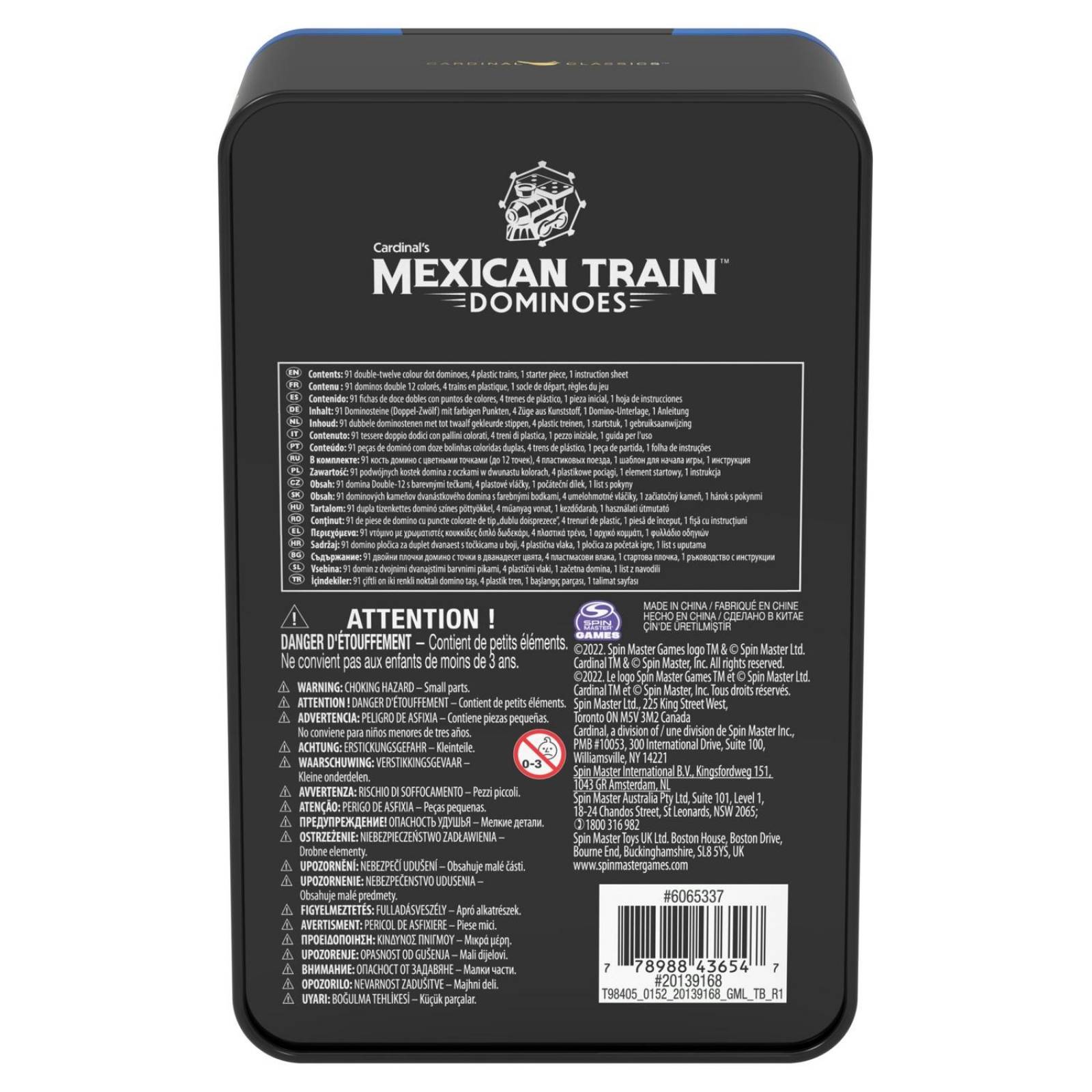 Cardinal: Classics - Domino Doble 12 Tren Mexicano 