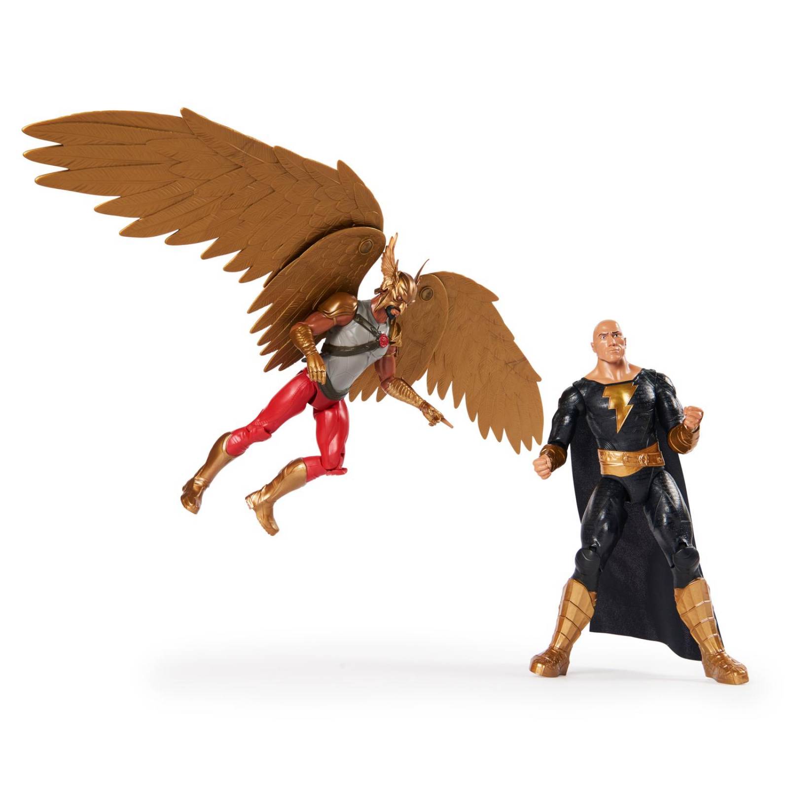 Black Adam: Black Adam Y Hawkman Figura De Accion 2 Pack 12 Pulgadas 