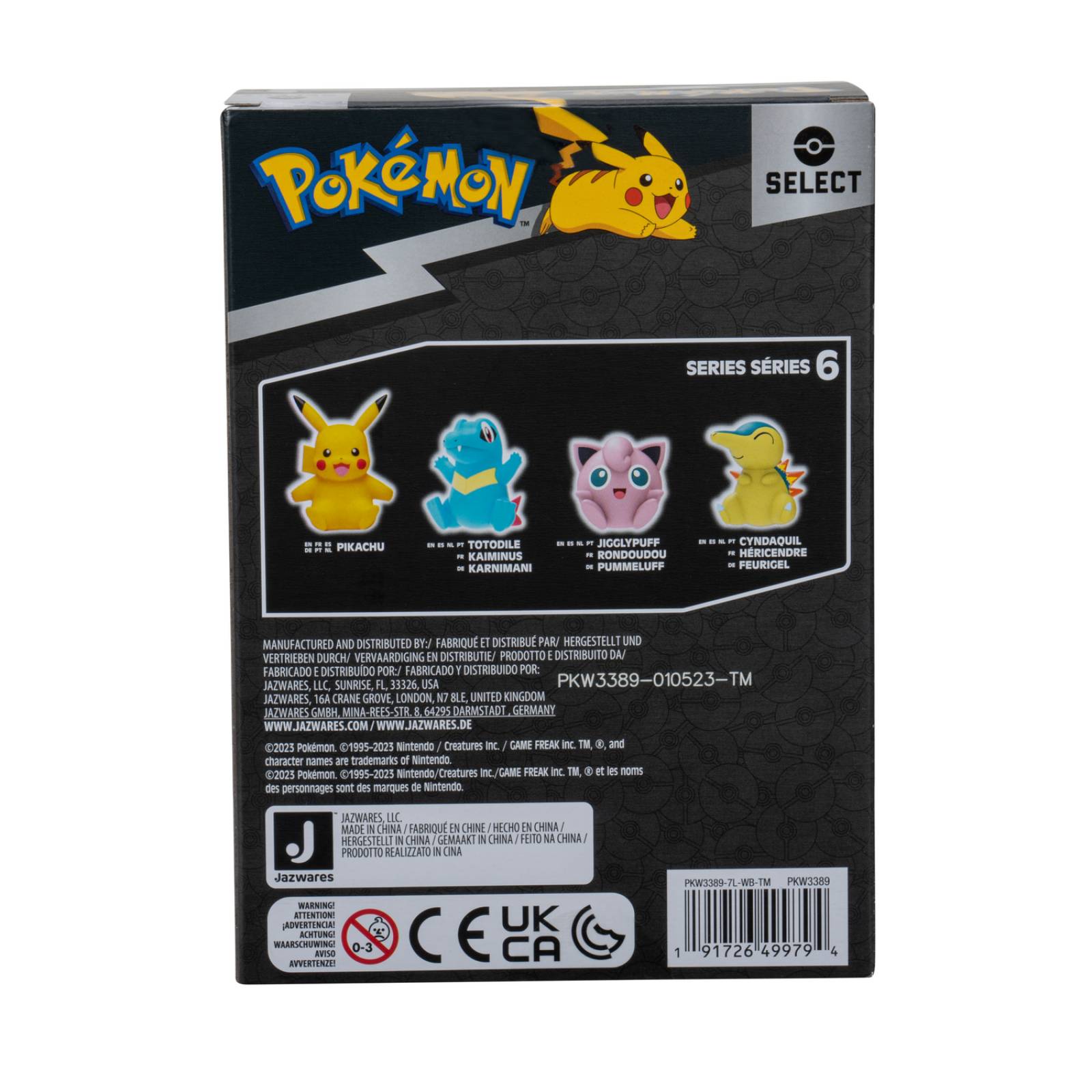 Pokemon Select Figures: Johto - Totodile 4 Pulgadas 
