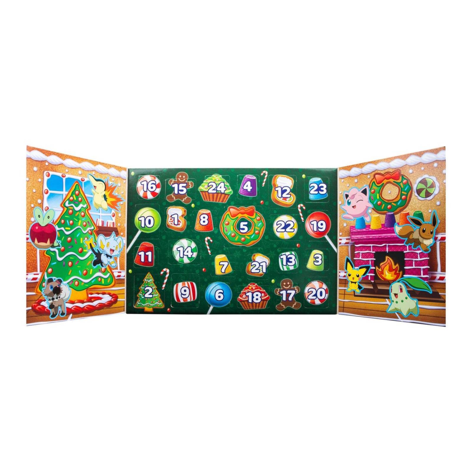 Pokemon Holiday: Calendario Con 24 Figuras Navidad 2023 