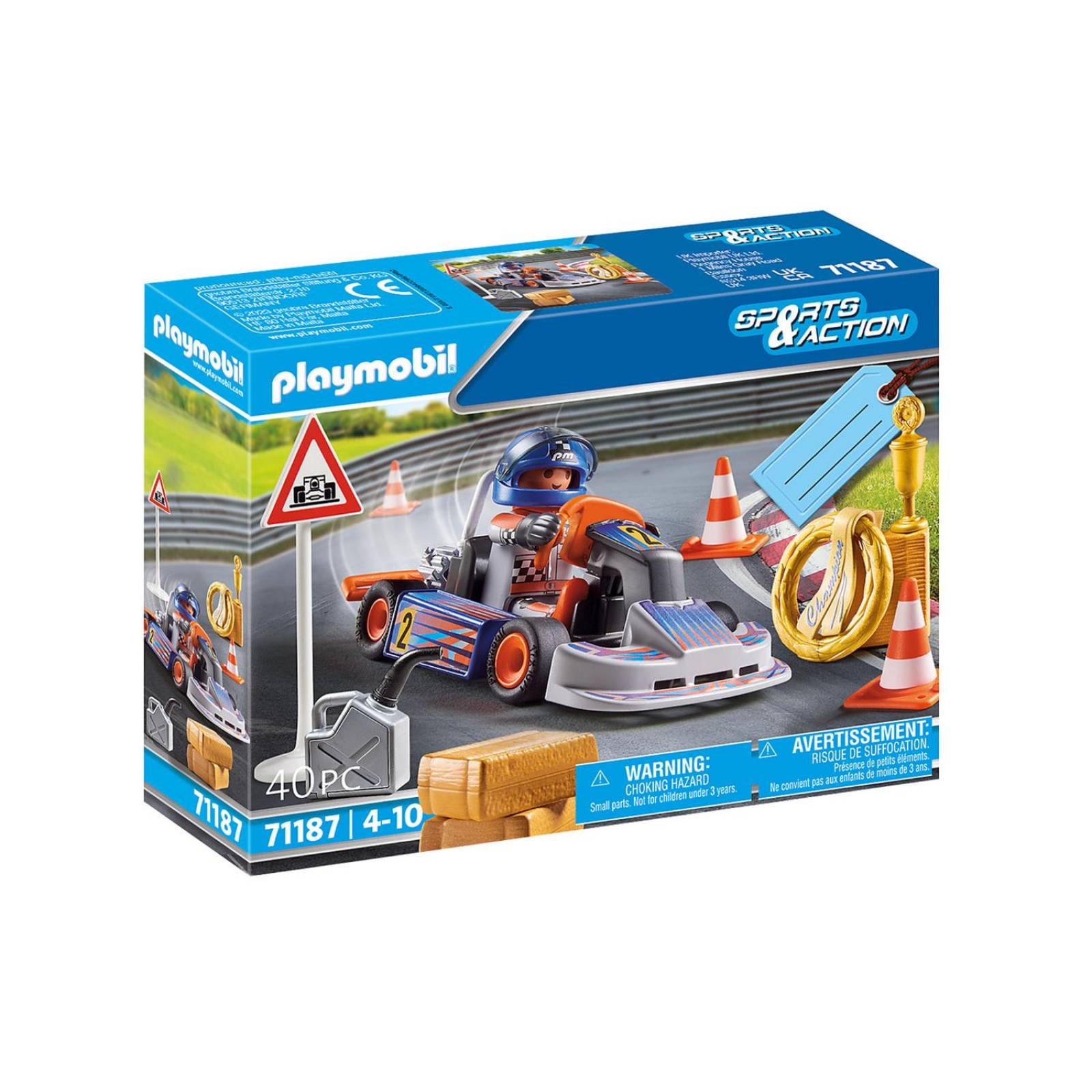 Playmobil Sports & Action: Kart de Carreras 71187 