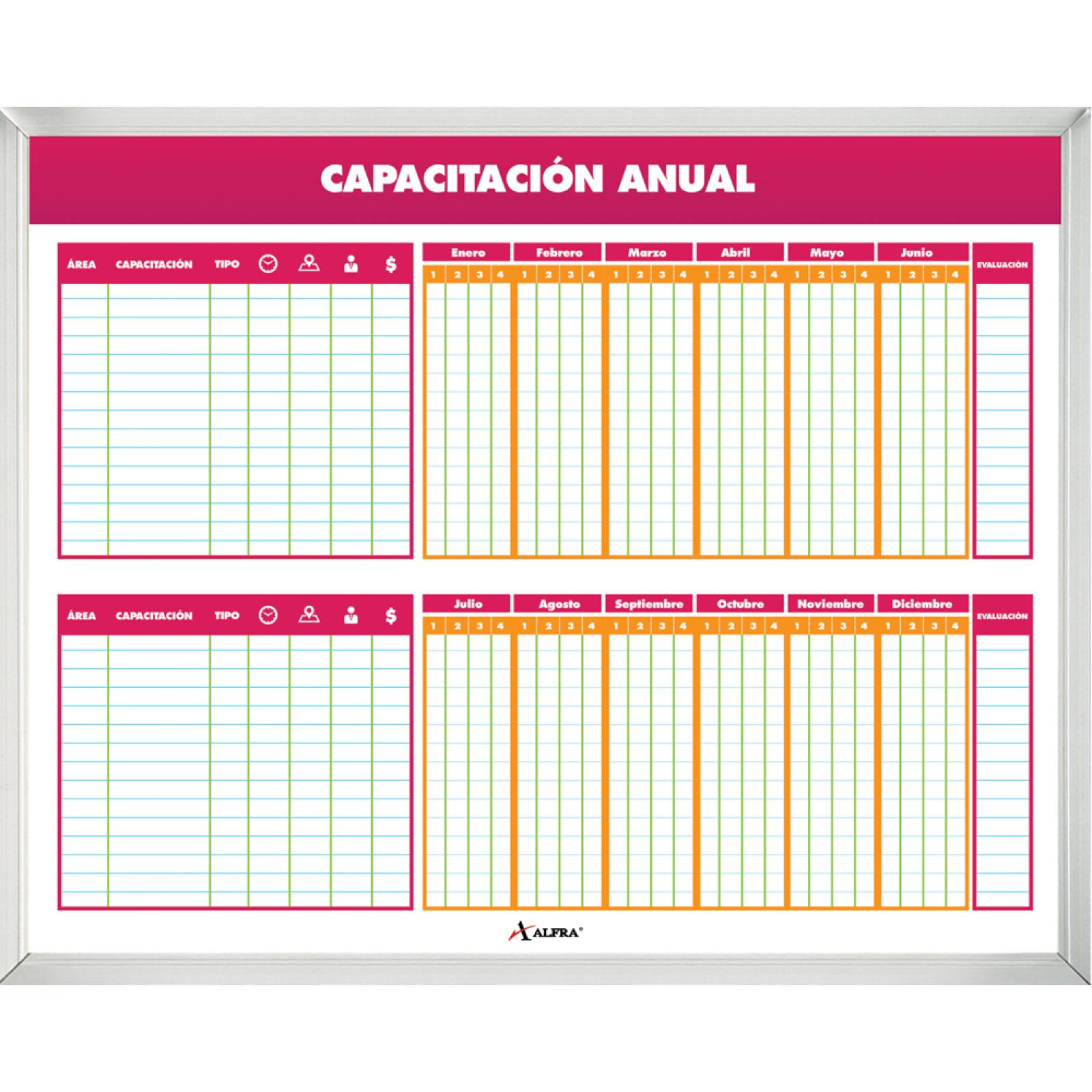 Pizarra Pintarrón Personalizado Hd Metálico Alfra 120x150 cm