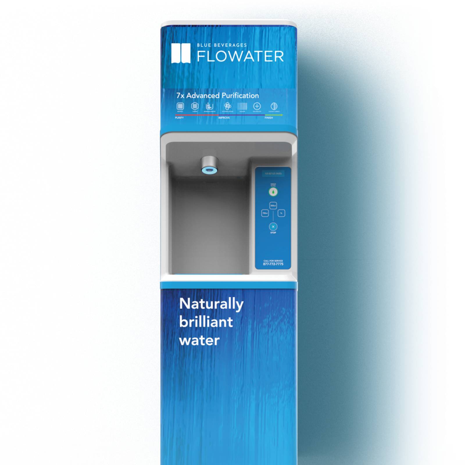 Purificador De Agua FloWater Filtro Ósmosis Inversa Ozono