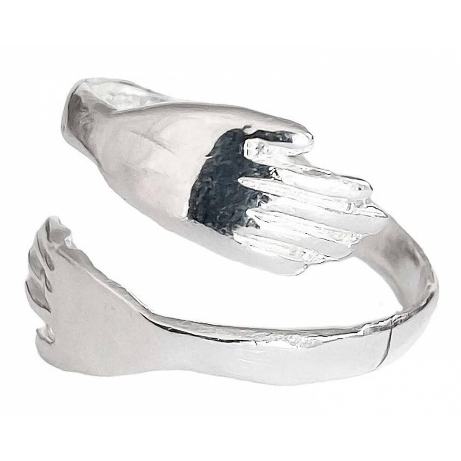 Aukmla Anillo De Corazón Vintage De Oro Abierto Anillos Ajustables