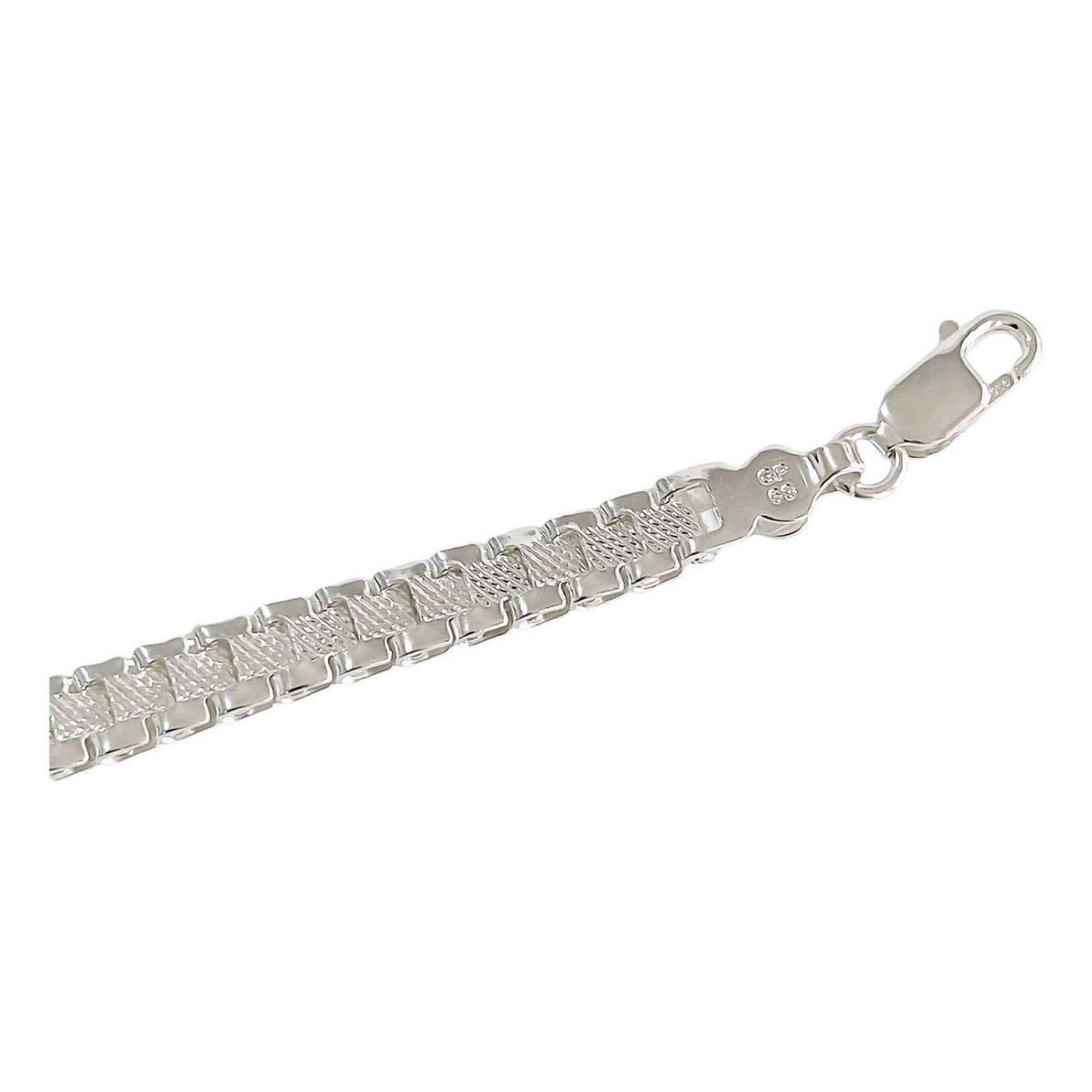 Pulsera Rolex Esclava Hombre Mujer Plata Solida Ley 925 5mm Clásico Largo/Ancho: 20 cm x 5 mm 6 cm - 20 cm