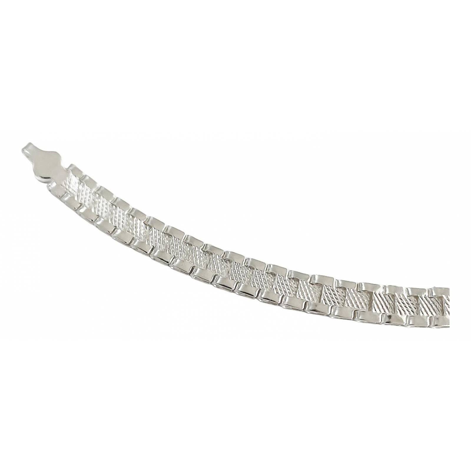 Pulsera Rolex Esclava Hombre Mujer Plata Solida Ley 925 5mm Clásico Largo/Ancho: 16.5 cm x 5 mm 6 cm - 175 cm