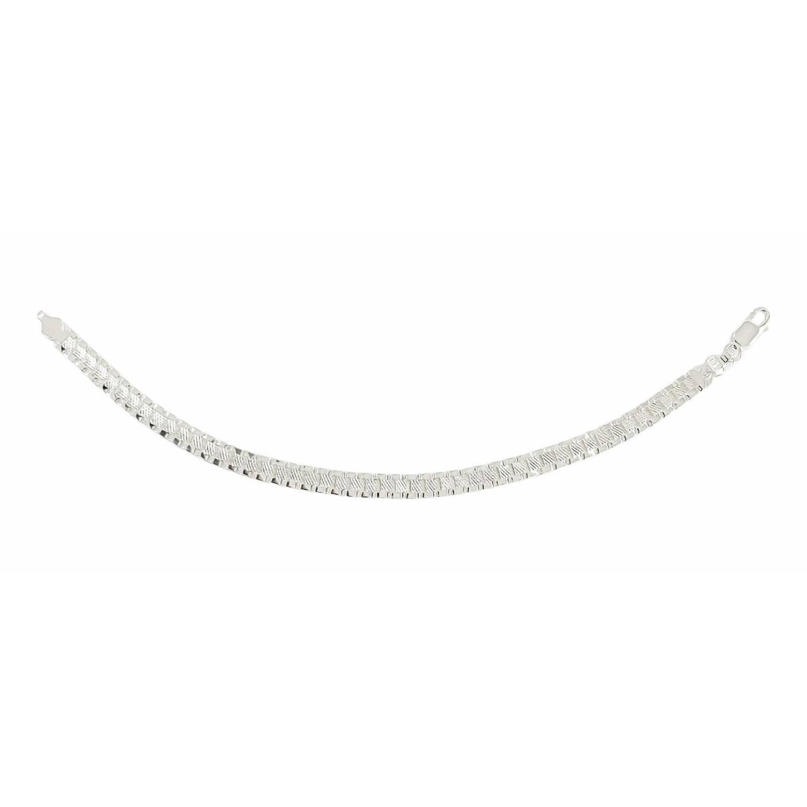 Pulsera Rolex Esclava Hombre Mujer Plata Solida Ley 925 5mm Clásico Largo/Ancho: 16.5 cm x 5 mm 6 cm - 175 cm