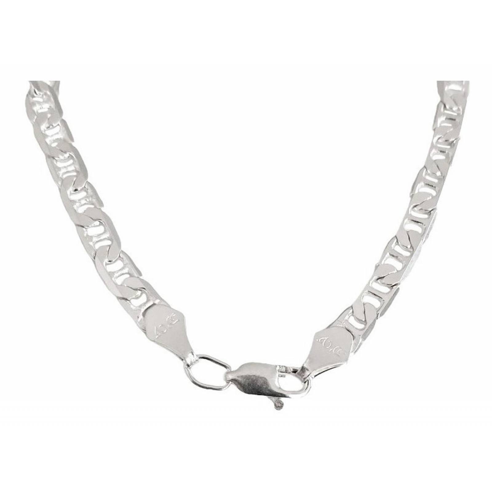 Cadena Gruesa Plata 925 Collar Hombre Gucci 55 Cm X 5 Mm