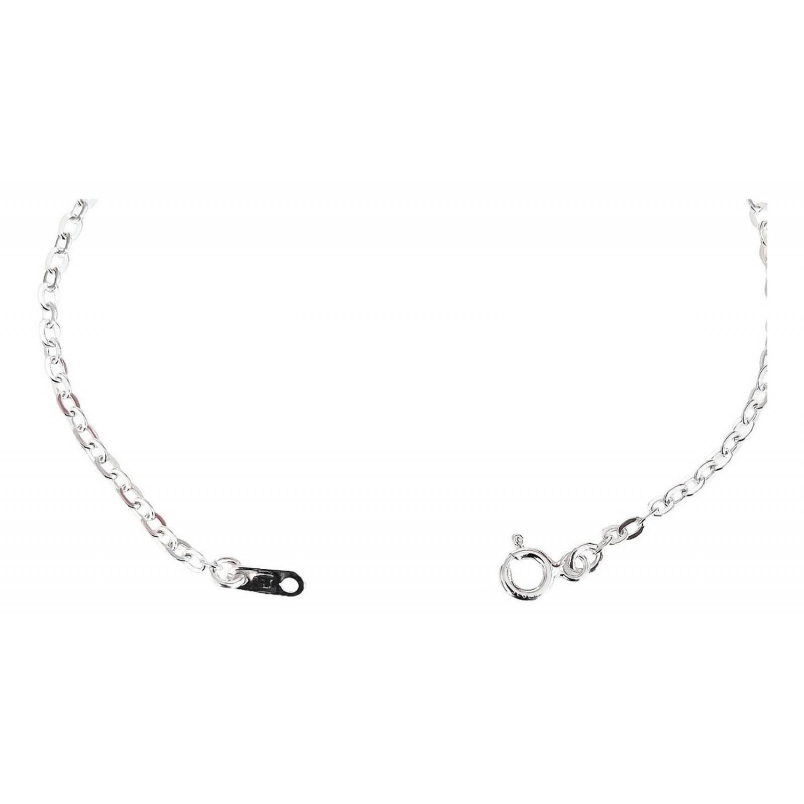 Pulsera Nudo De Bruja Fases Lunares Con Zirconias Plata 925 