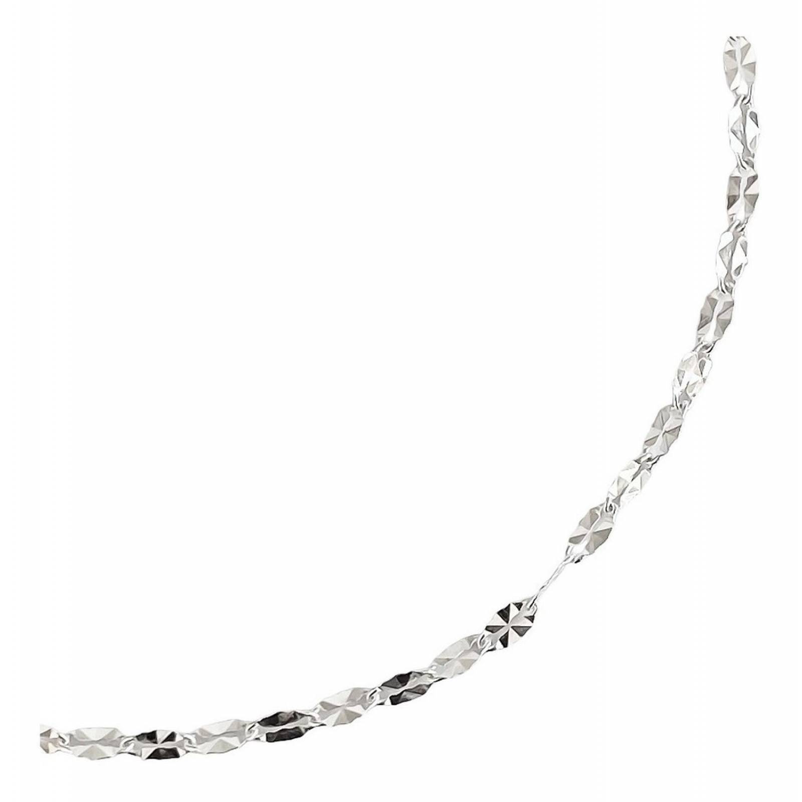Esclava Pulsera Granito De Cafe Regalo Plata 925 Mujer 2 Mm Largo/Ancho: 17 cm x 2 mm 6 cm - 17 cm Plateado
