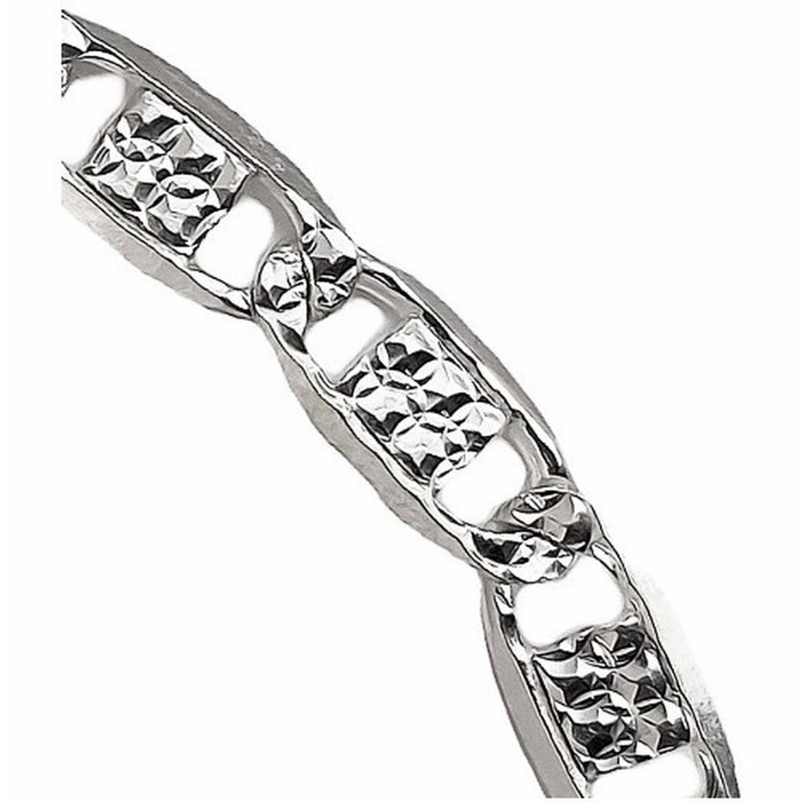 Cadena Diamantada Plata 925 Collar Hombre Gucci 60 Cm X 7 Mm 