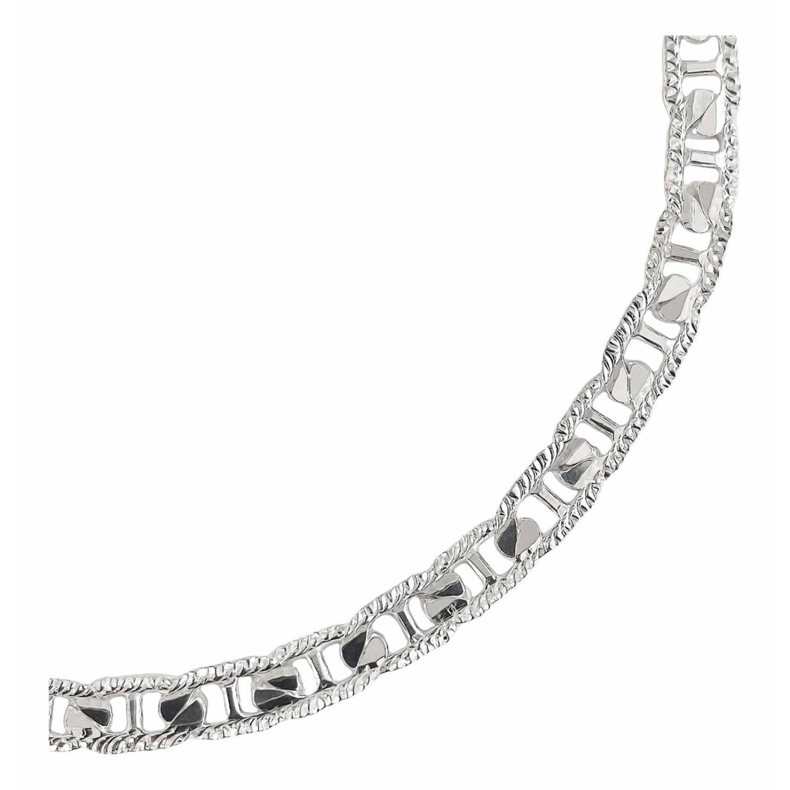 Esclava Pulsera Gucci Diamantada Gruesa Plata 925 5 Mm Largo/Ancho: 20 cm x 5 mm 7 cm - 20 cm Mod 2