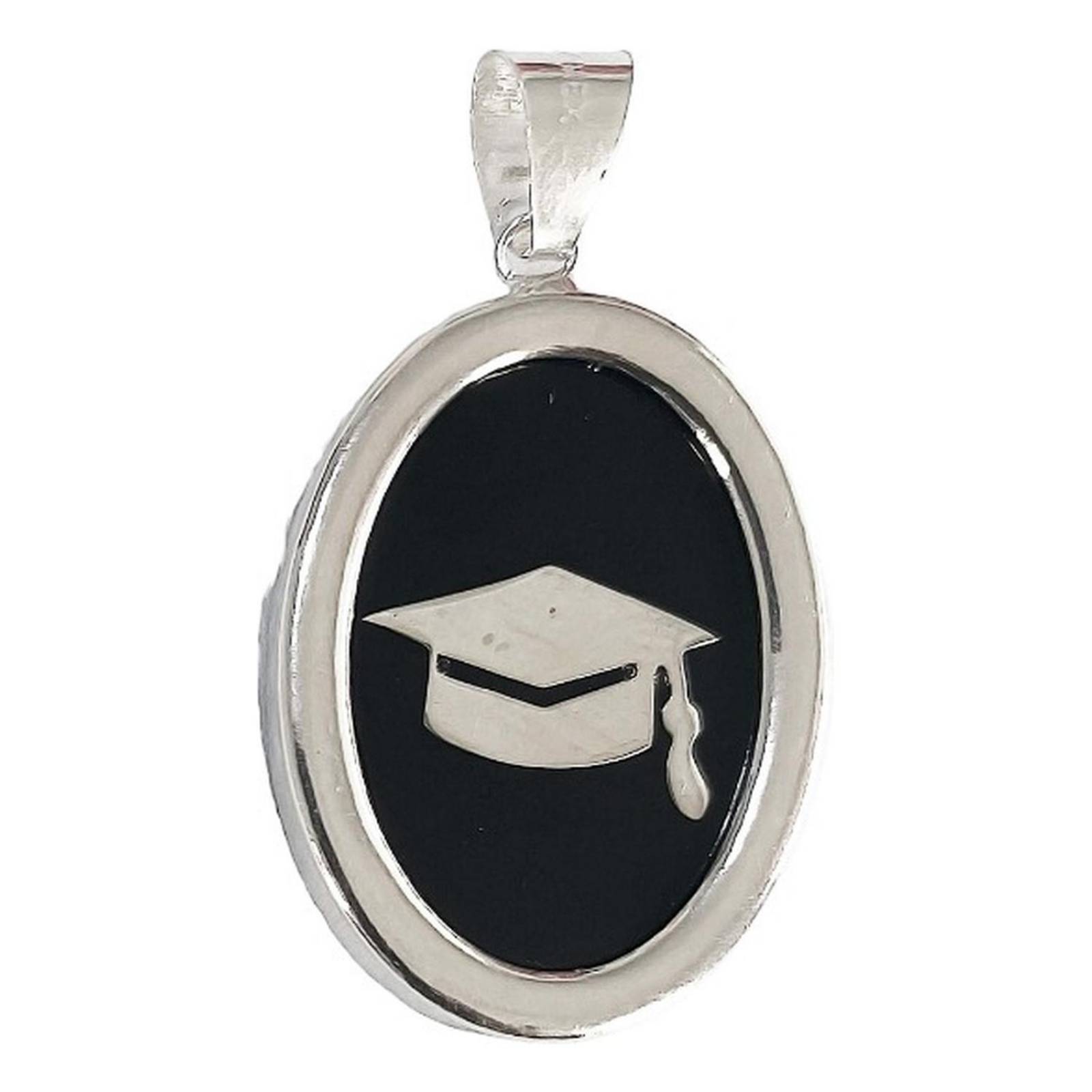Collar Con Gorro De Graduación Con Piedra Natal Y Nombre Personalizado