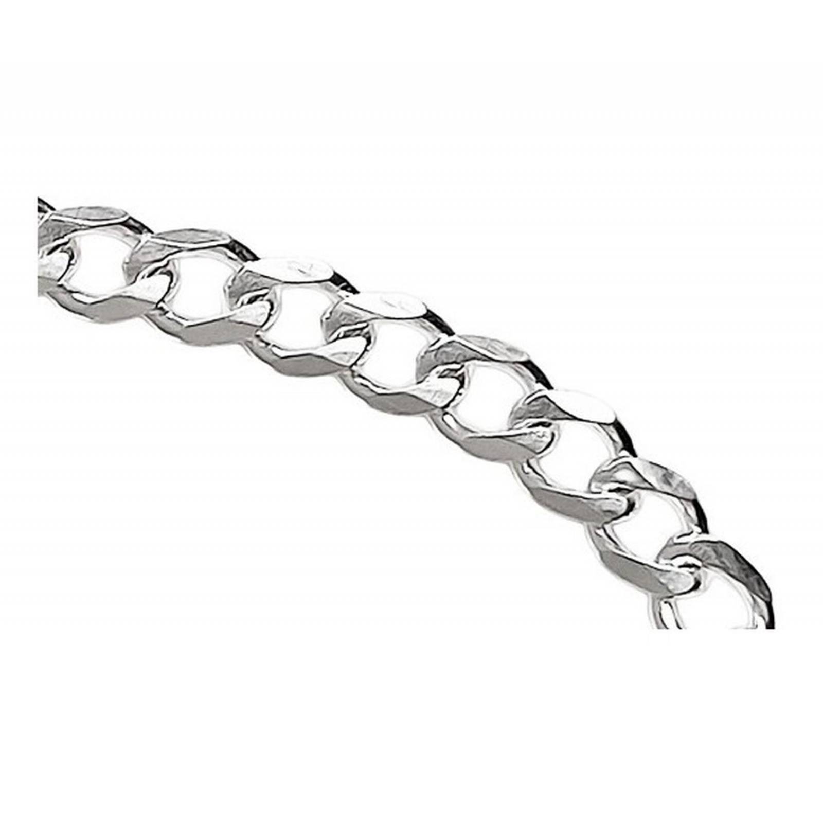 Cadena Cubana Barbada Plata 925 Hombre Mujer 60 Cm X 4 Mm 