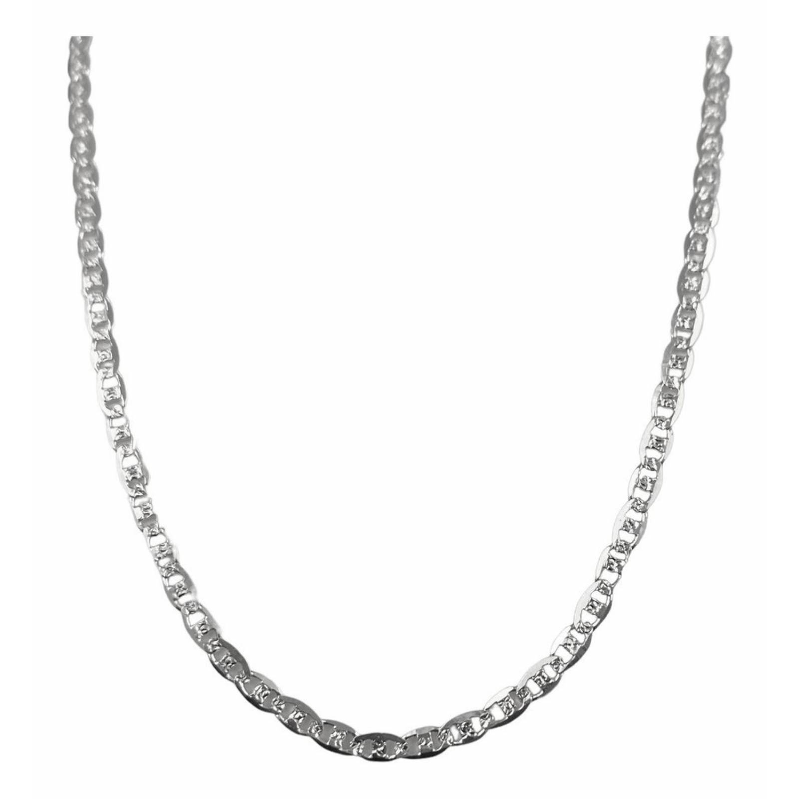 Cadena De Plata Ley .925 Gucci Diamantada 60 Cm X 2 Mm Largo/Ancho: 60 cm x 2 mm Diamantado entre medio