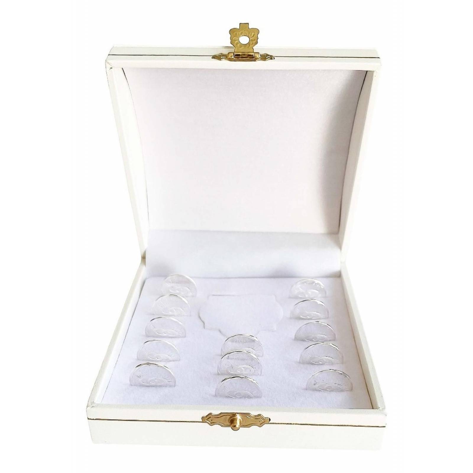 Juego Arras Matrimoniales Boda Cristiana Plata Pura Ley .999 E. Santo Alto/Ancho: 1.5 cm x 1.5 cm