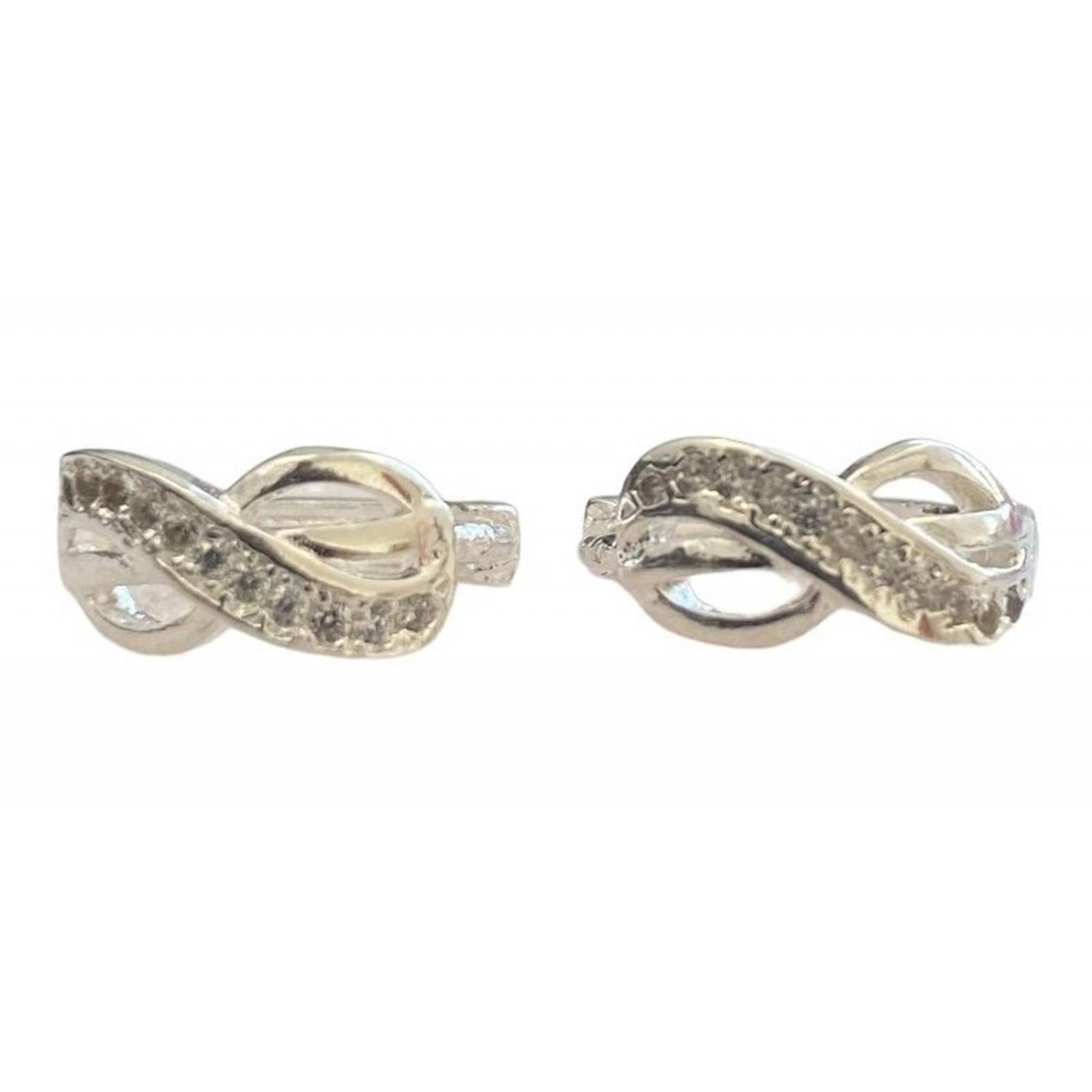 Aretes Arracadas Infinito Amor Amistad Regalo Plata 925