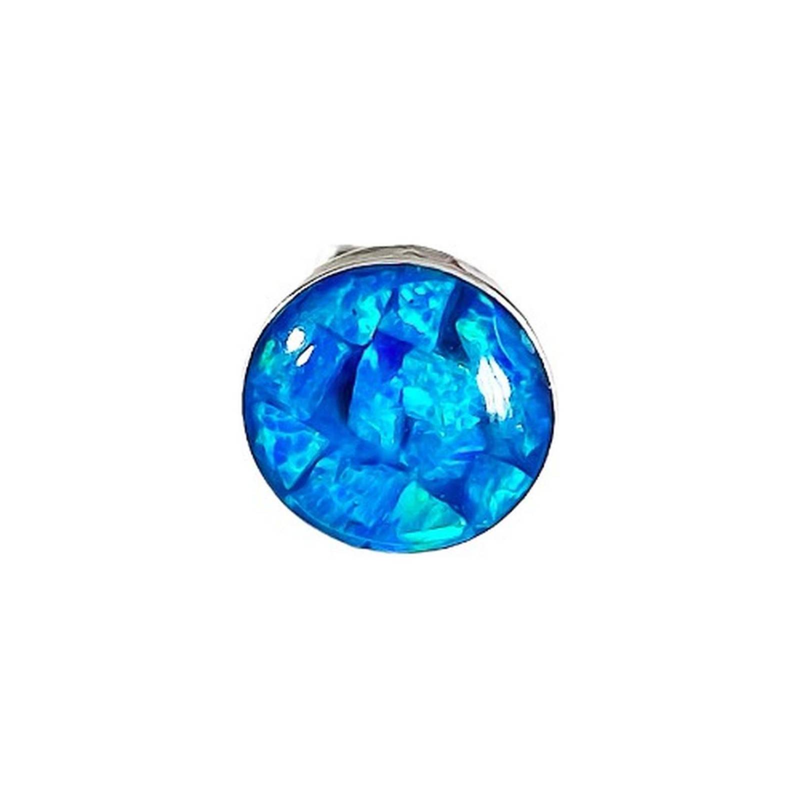 Juego Mariposa Primavera Amor Regalo Mujer Promesa Plata 925 Azul Alto/Ancho: 2.7 cm x 2.1 cm