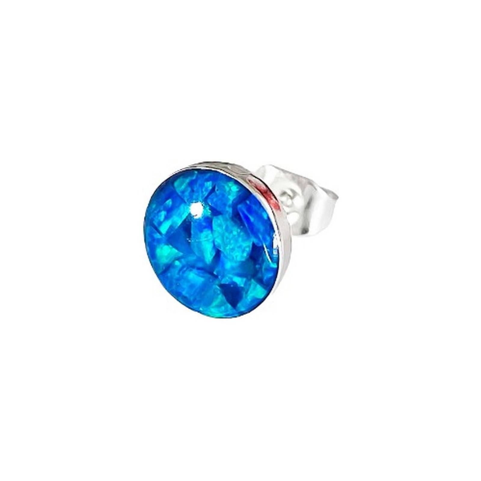 Juego Mariposa Primavera Amor Regalo Mujer Promesa Plata 925 Azul Alto/Ancho: 2.7 cm x 2.1 cm