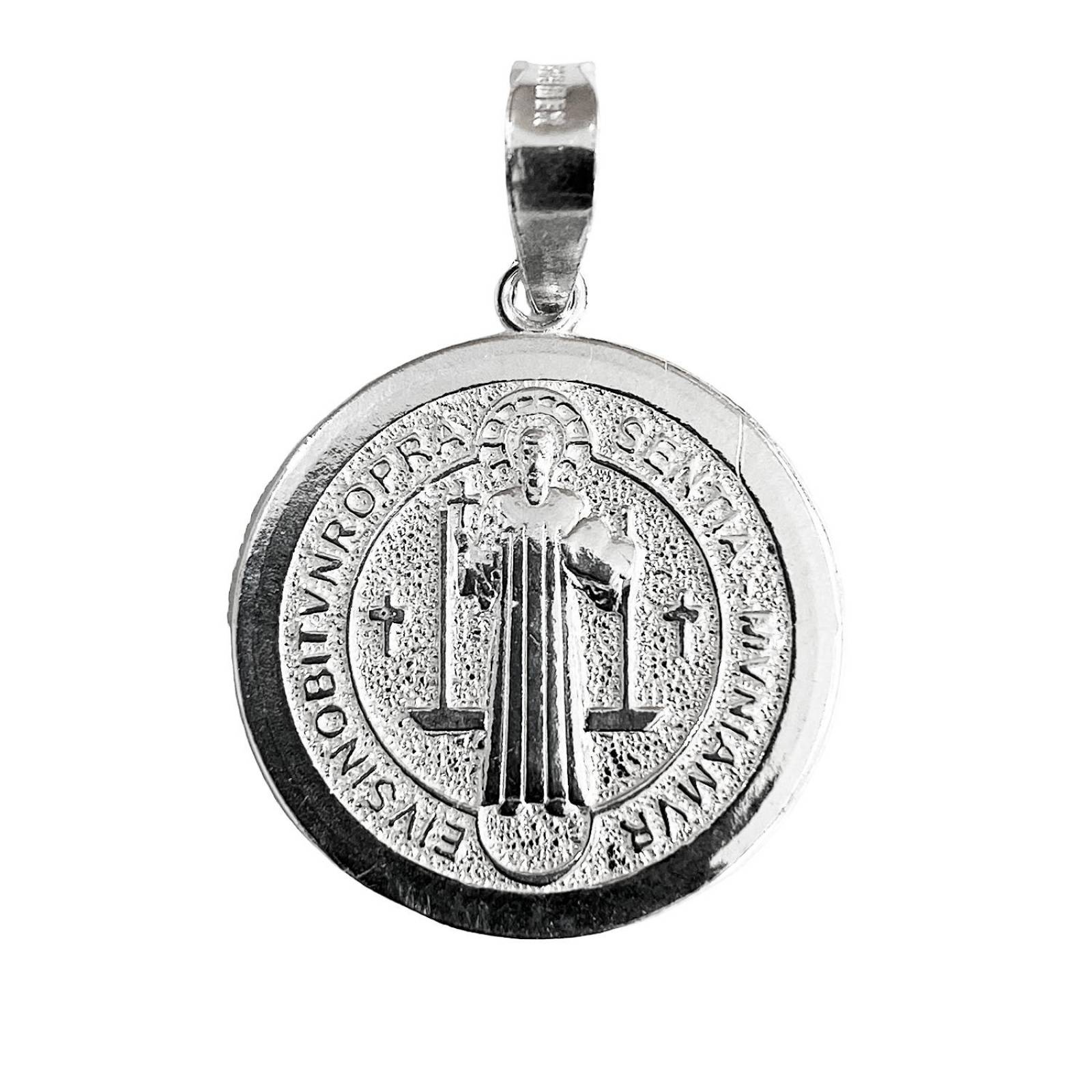 Medalla San Benito plata mediana