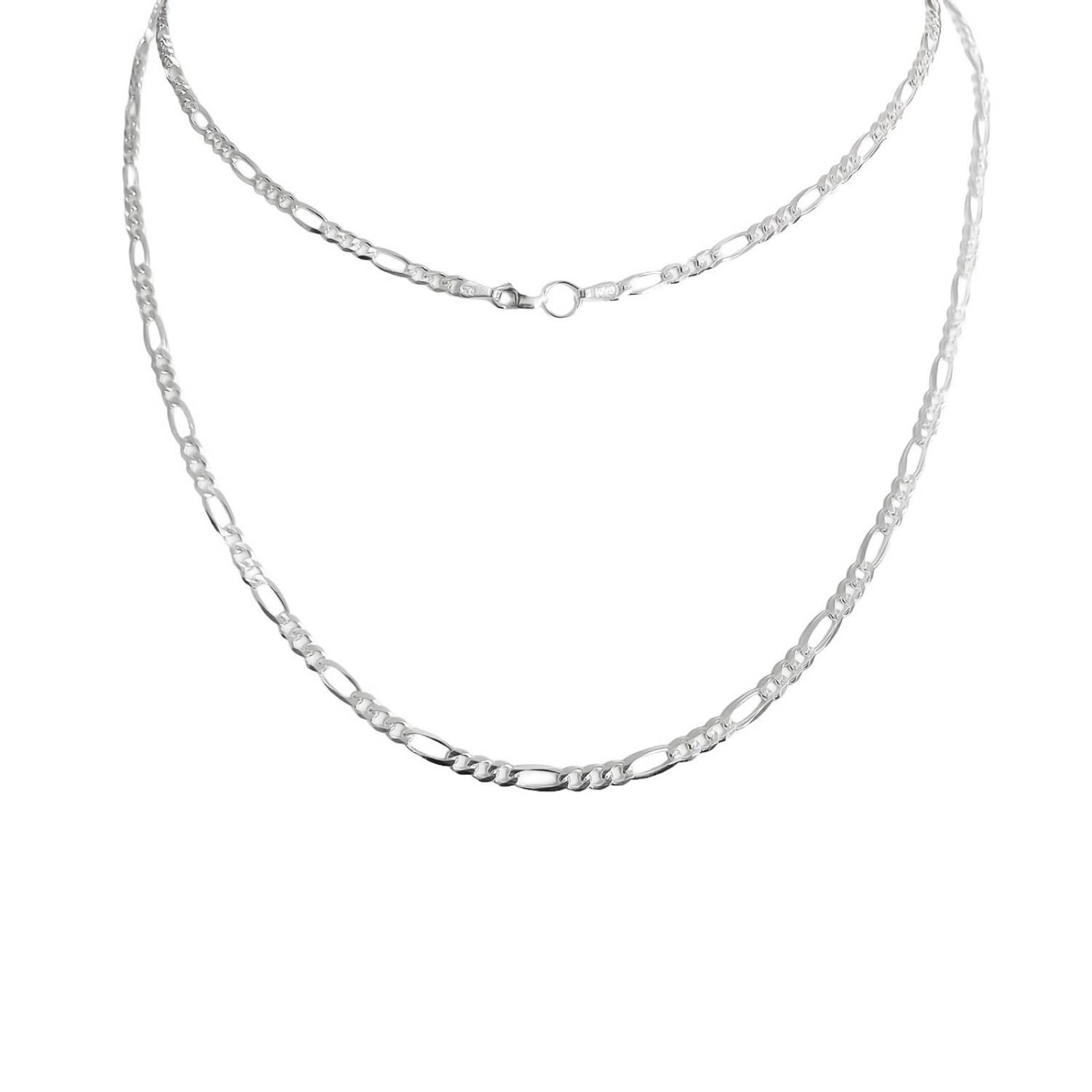 Cadena De Plata 925 Diamantada Mujer F garo 55 Cm X 3 Mm Plateado Largo cadena-de-plata-925-diamantada-mujer-f-garo-55-cm-x-3-mm-plateado-largo