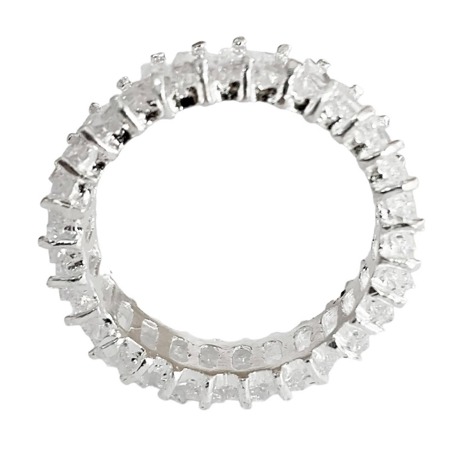 Anillo Grueso Churumbela Completa Piedra Natural Plata .925 Blanco