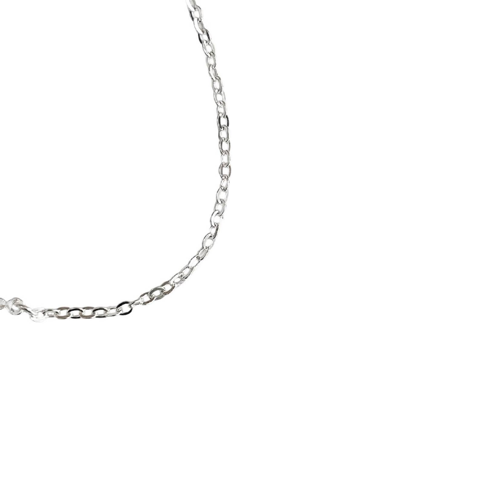 Pulsera Ajustable Nudo De Bruja Chico Zirconia Plata 925 Verde Largo / Ancho 18 cm x 2 mm 18 cm x 2 mm