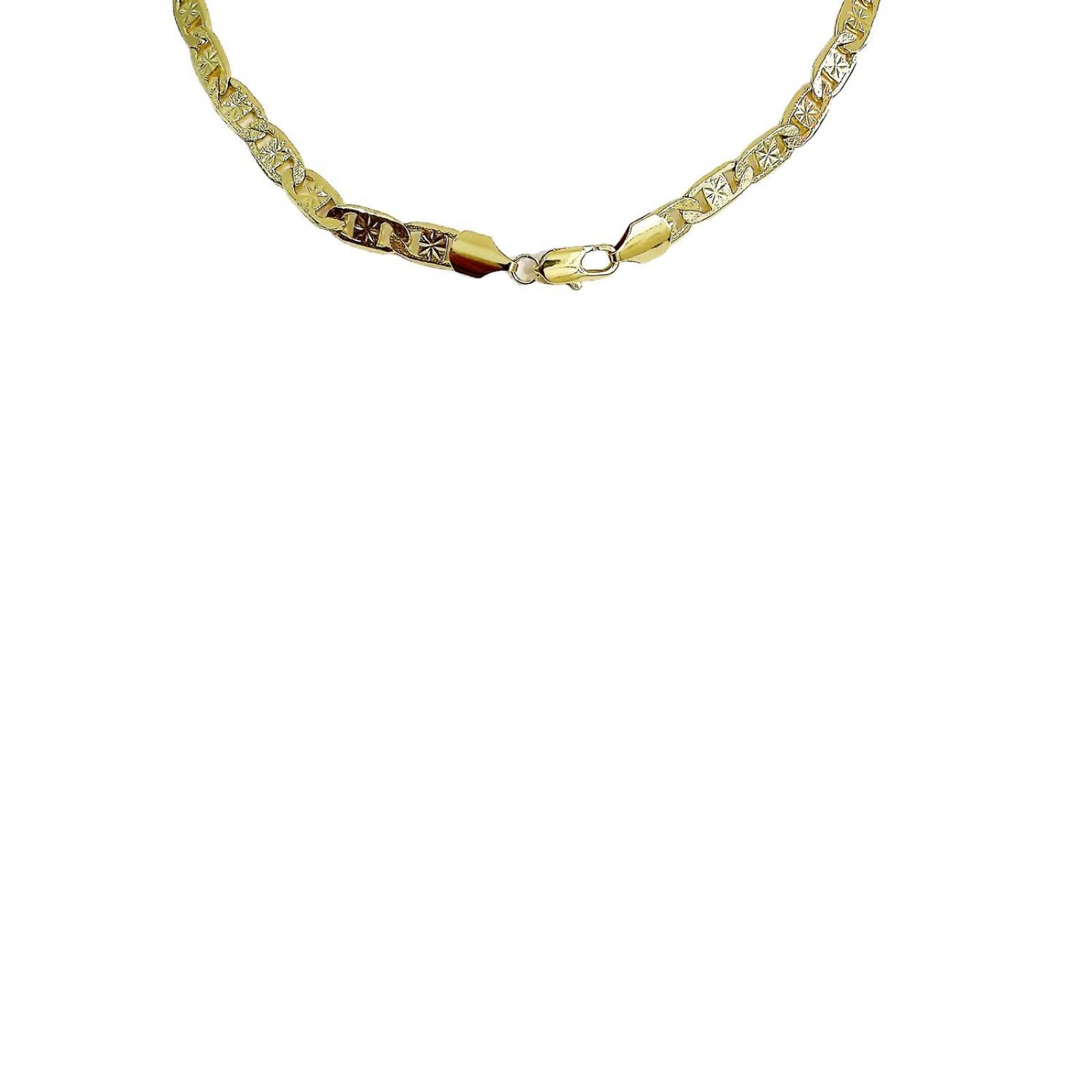 Collar Hombre Cadena Gucci Gruesa Oro Laminado 18k 7 mm Dorado Largo / Ancho 60 cm x 7 mm 60 cm x 7 mm