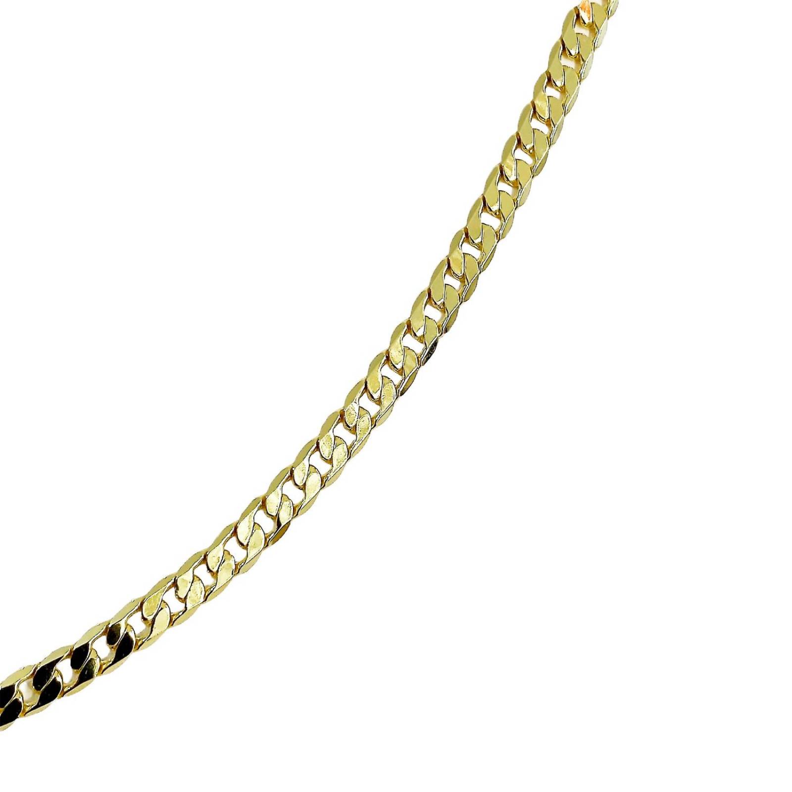 Collar Hombre Cadena Cubana Gruesa Oro Laminado 18k 6 mm Dorado Largo / Ancho 60 cm x 6 mm 60 cm x 6 mm