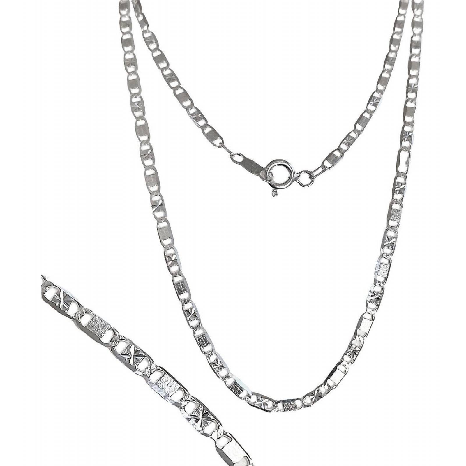 Cadena Plata Ley 925 Gucci Estrella Diamantada 40cm X 2mm Plateado Largo/Ancho 40 cm x 2 mm 40 cm x 2 mm