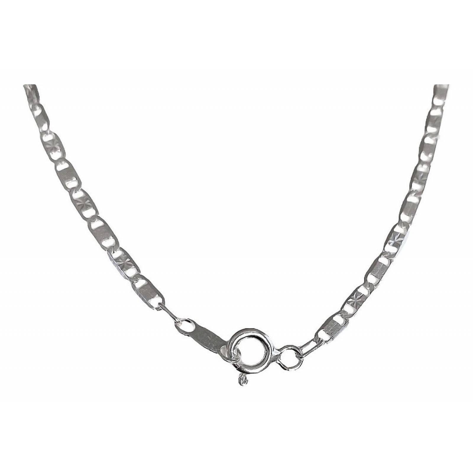 Cadena Plata Ley 925 Gucci Estrella Diamantada 40cm X 2mm Plateado Largo/Ancho 40 cm x 2 mm 40 cm x 2 mm